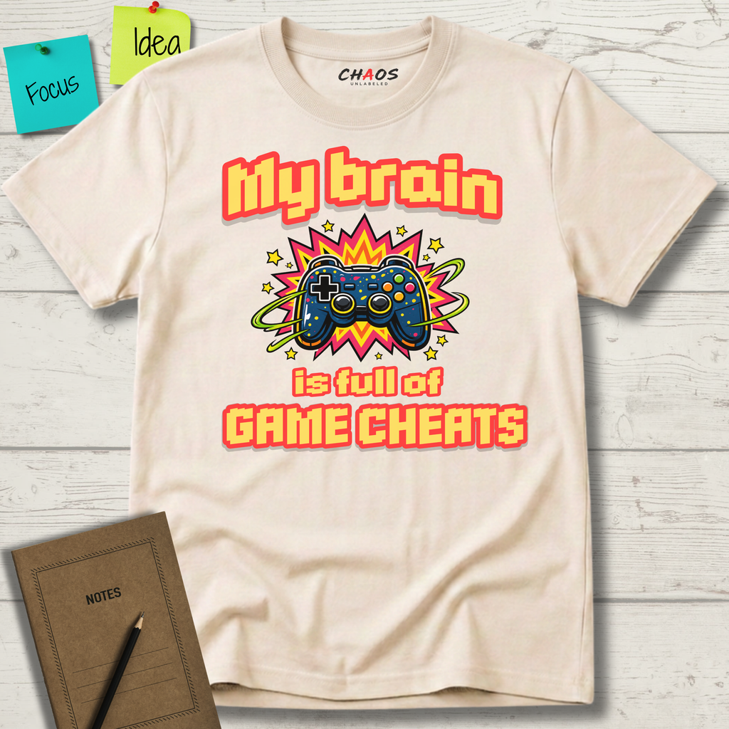 My Brain Is Full Of Game Cheats T-Shirt