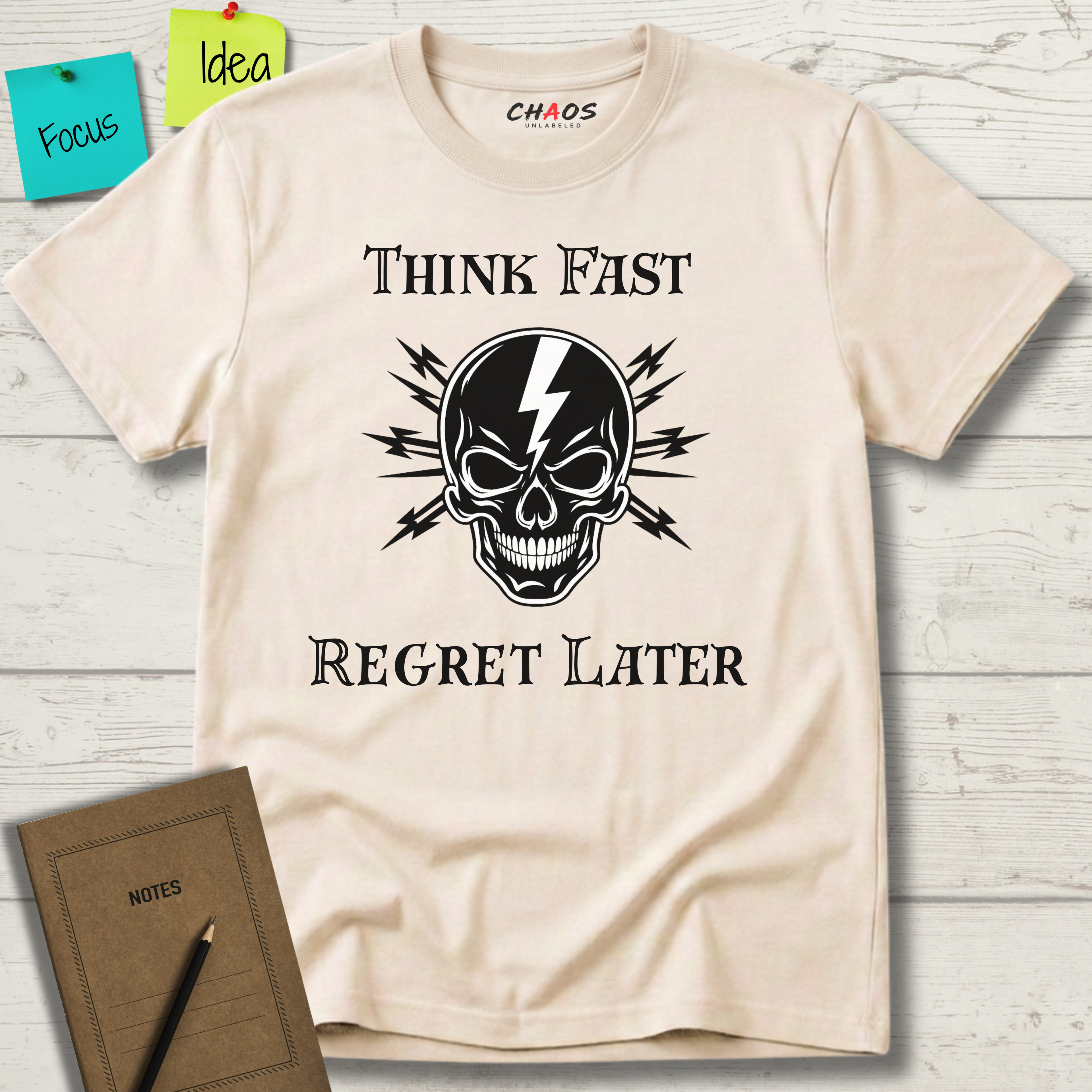 Think Fast. Regret Later. T-Shirt