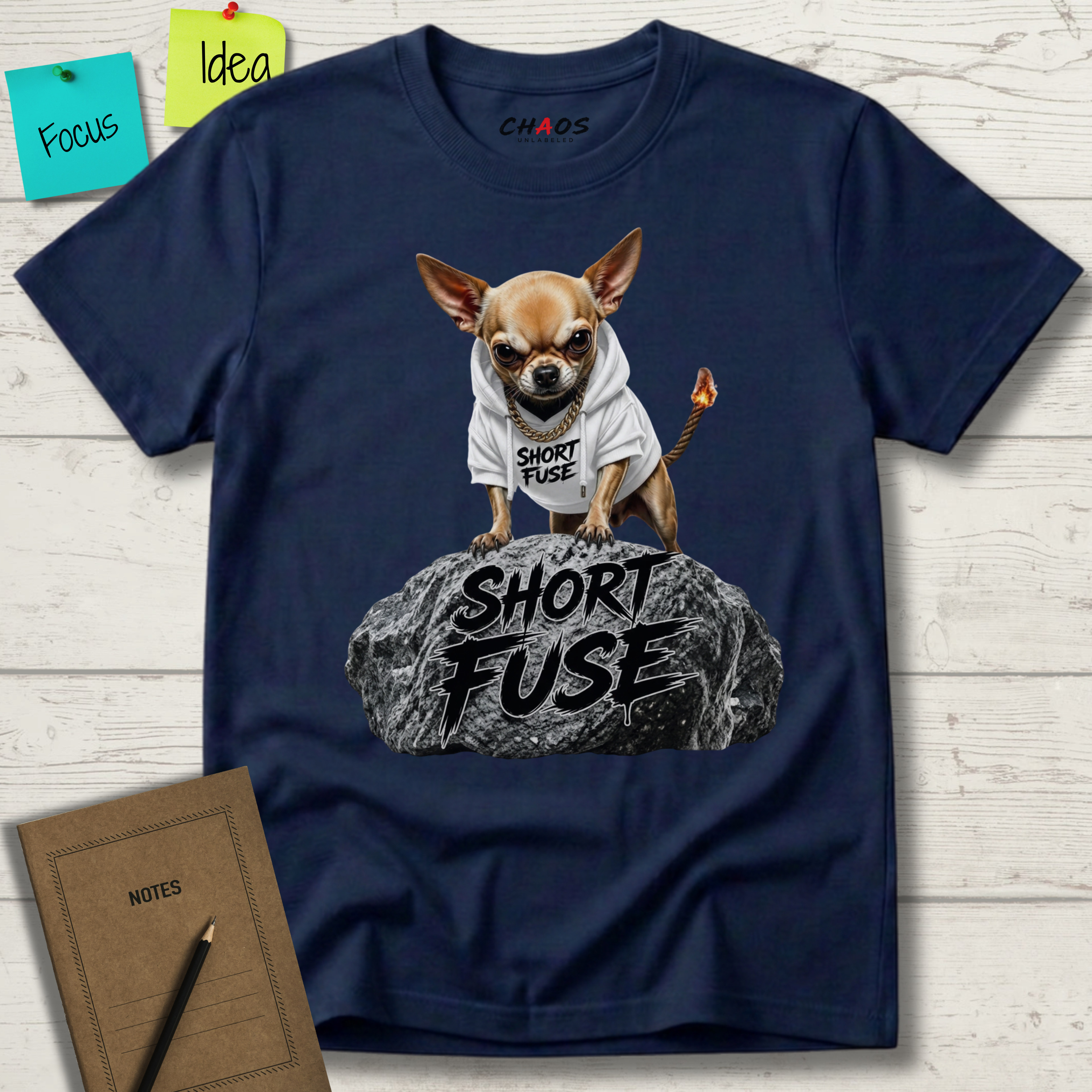 SHORT FUSE CHIHUAHUA T-SHIRT
