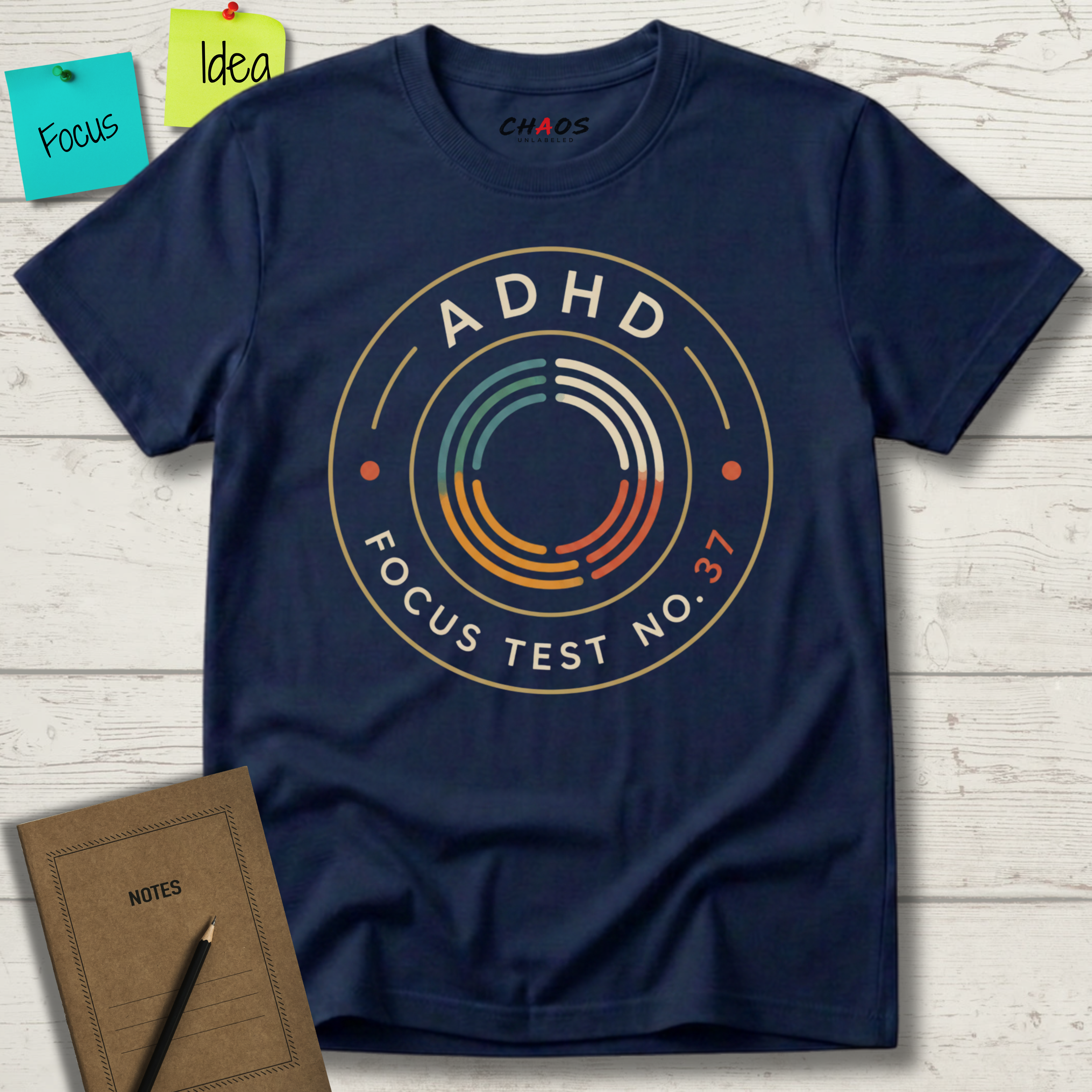 ADHD FOCUS TEST NO. 37 T-SHIRT