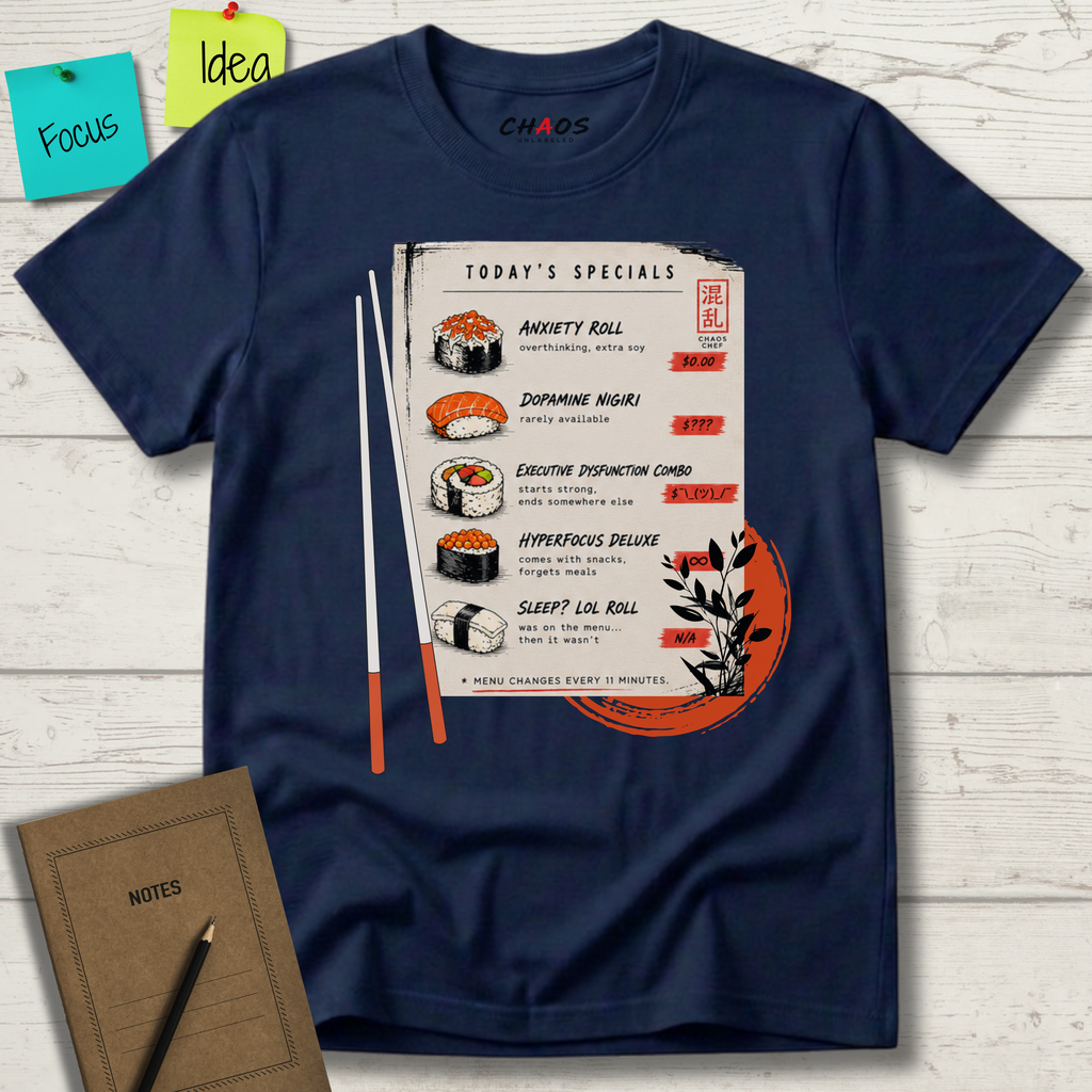 CHAOS SUSHI CHEF T-SHIRT