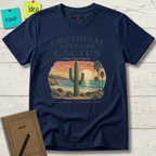 EMOTIONAL SUPPORT CACTUS PLEASE DON'T HUG ME MALIBU CALIFORNIA T-SHIRT