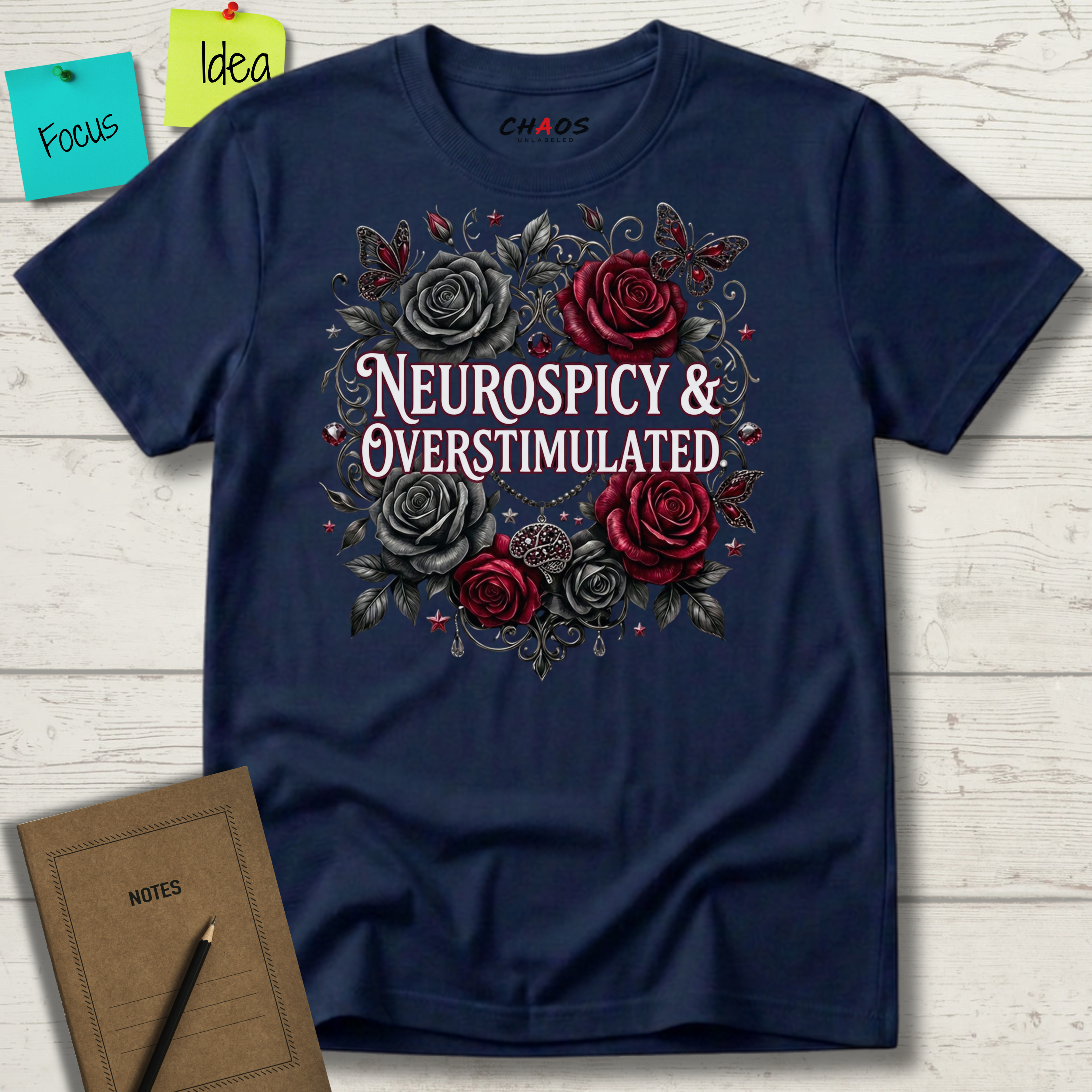 Neurospicy and Overstimulated T-Shirt