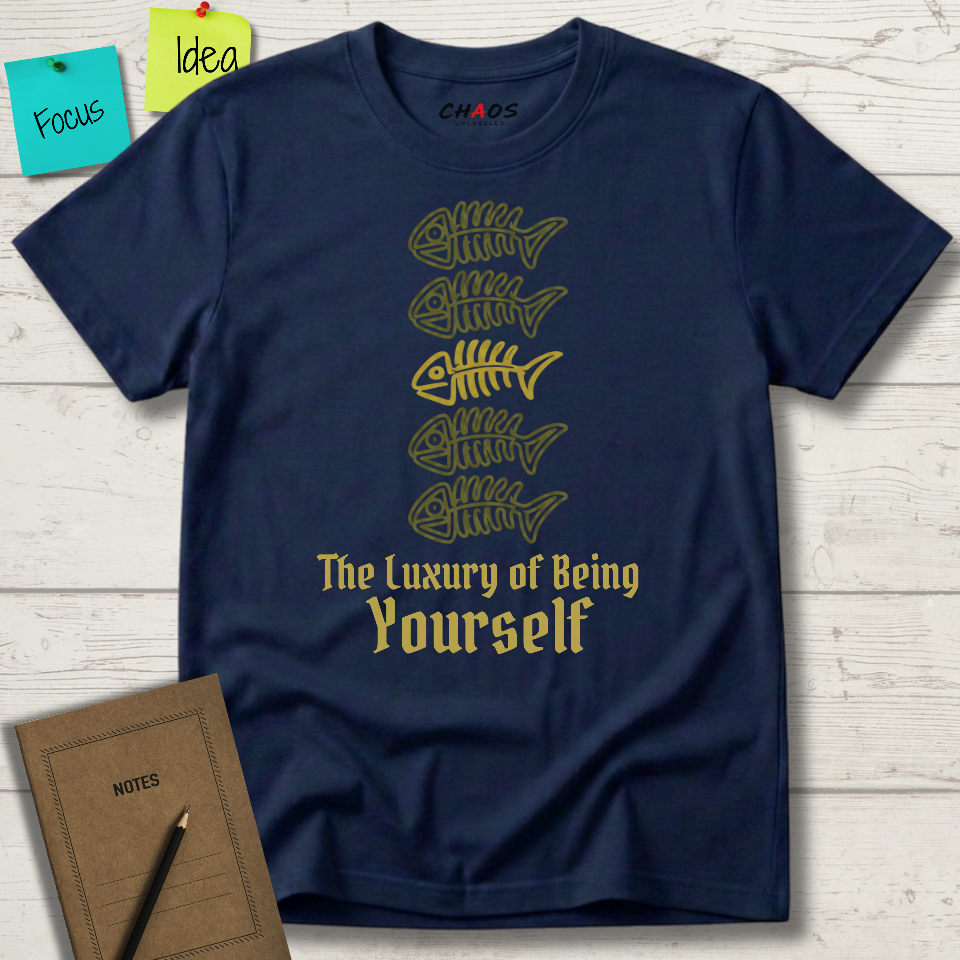 THE LUXURY OF BEING YOURSELF T-SHIRT