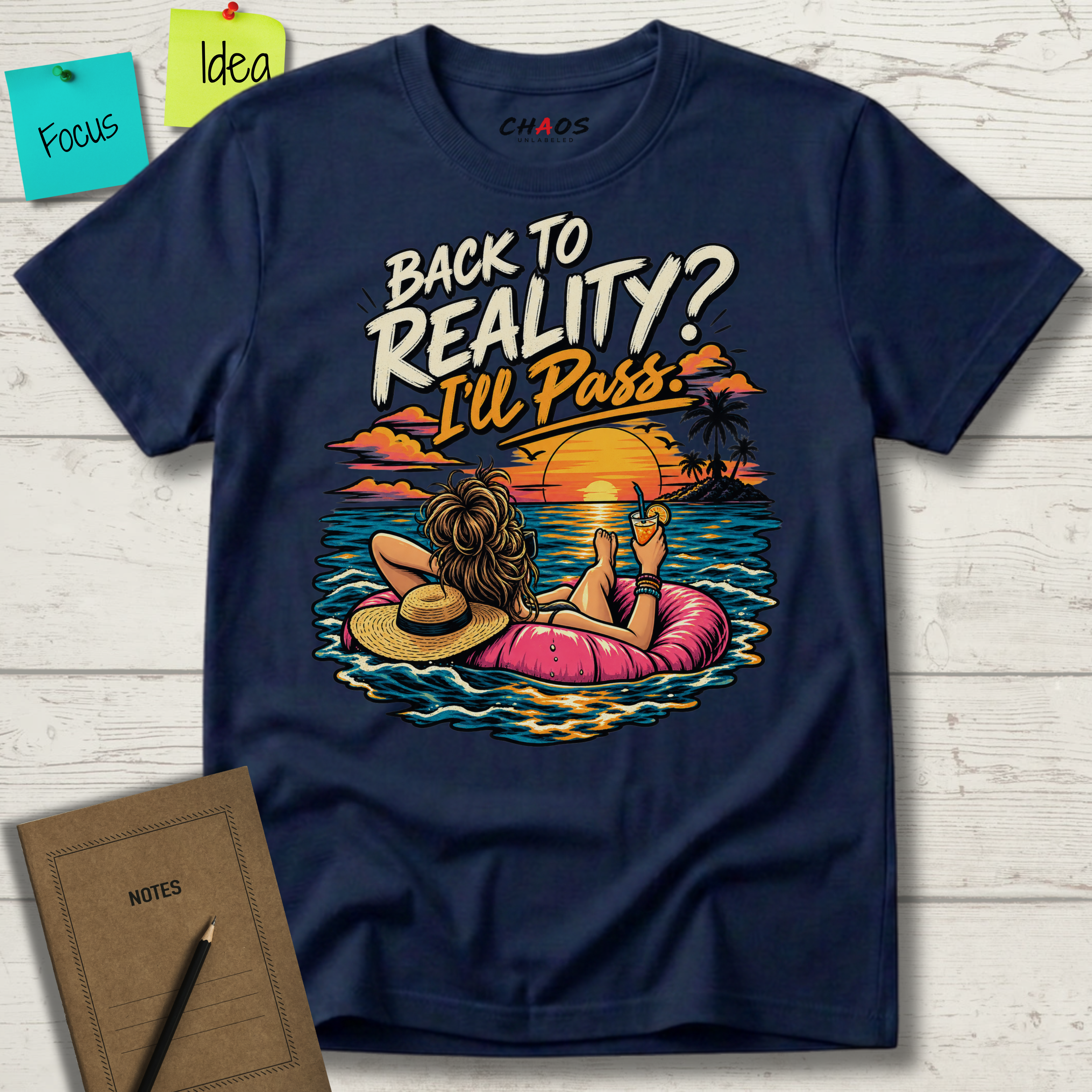 BACK TO REALITY? I'LL PASS T-SHIRT