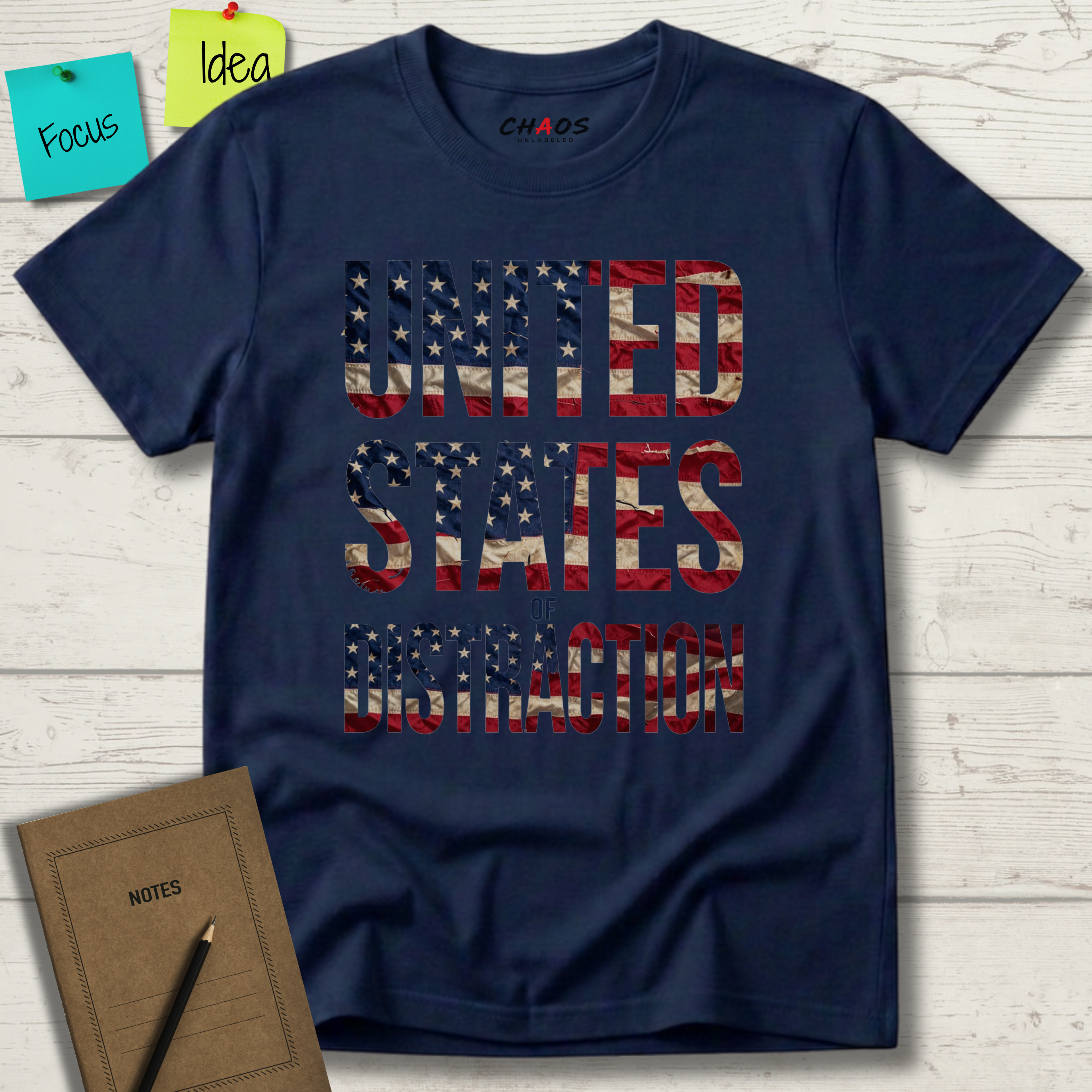 UNITED STATES OF DISTRACTION T-SHIRT