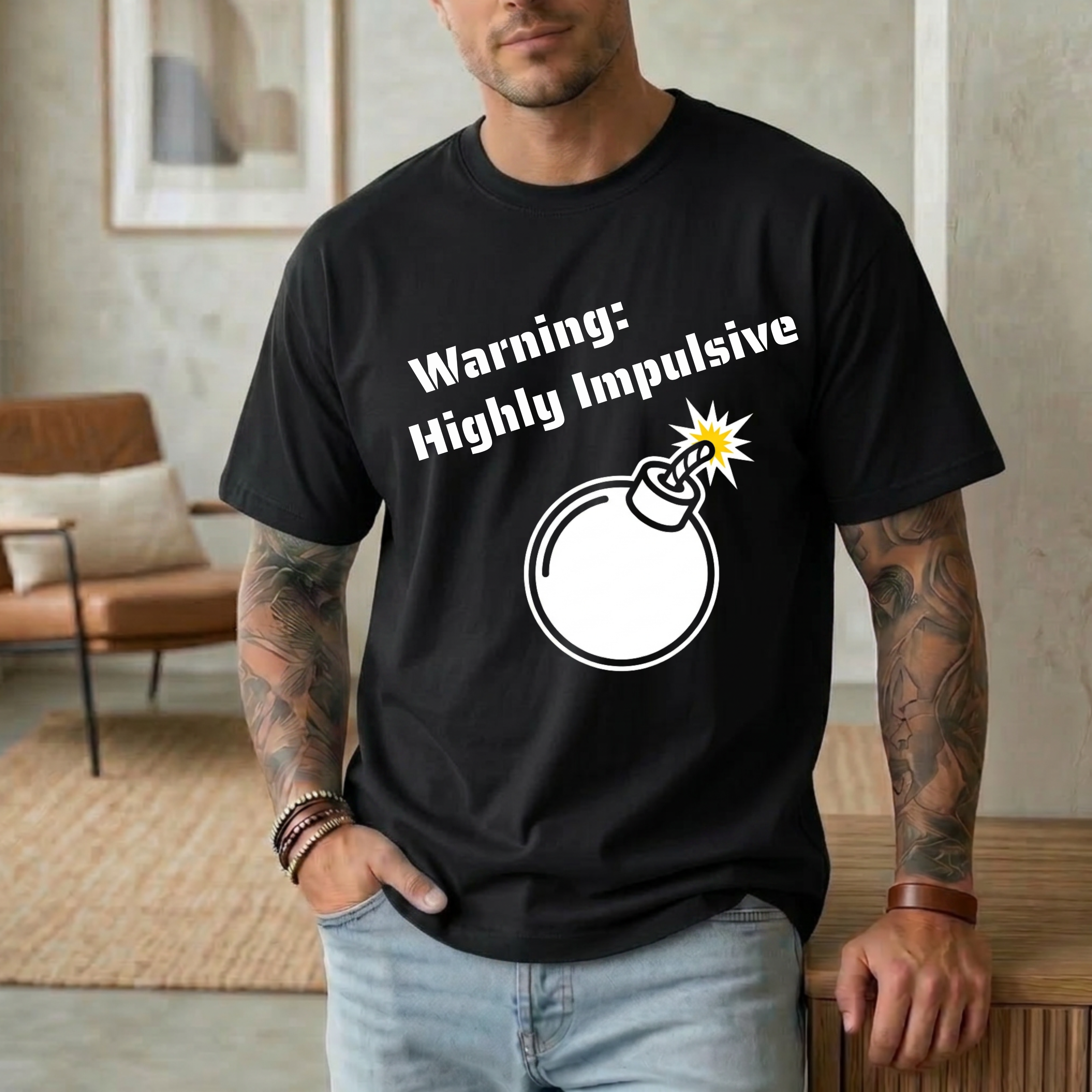 Warning Highly Impulsive T-Shirt