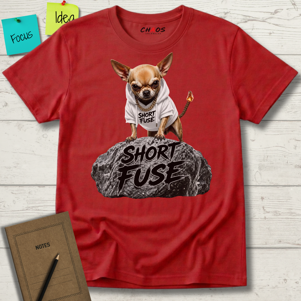 SHORT FUSE CHIHUAHUA T-SHIRT