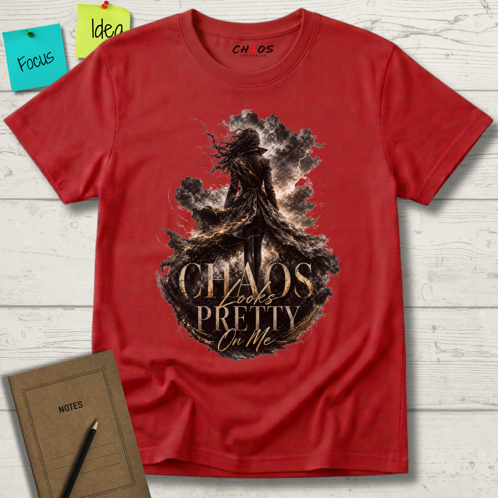 CHAOS LOOKS PRETTY ON ME T-SHIRT