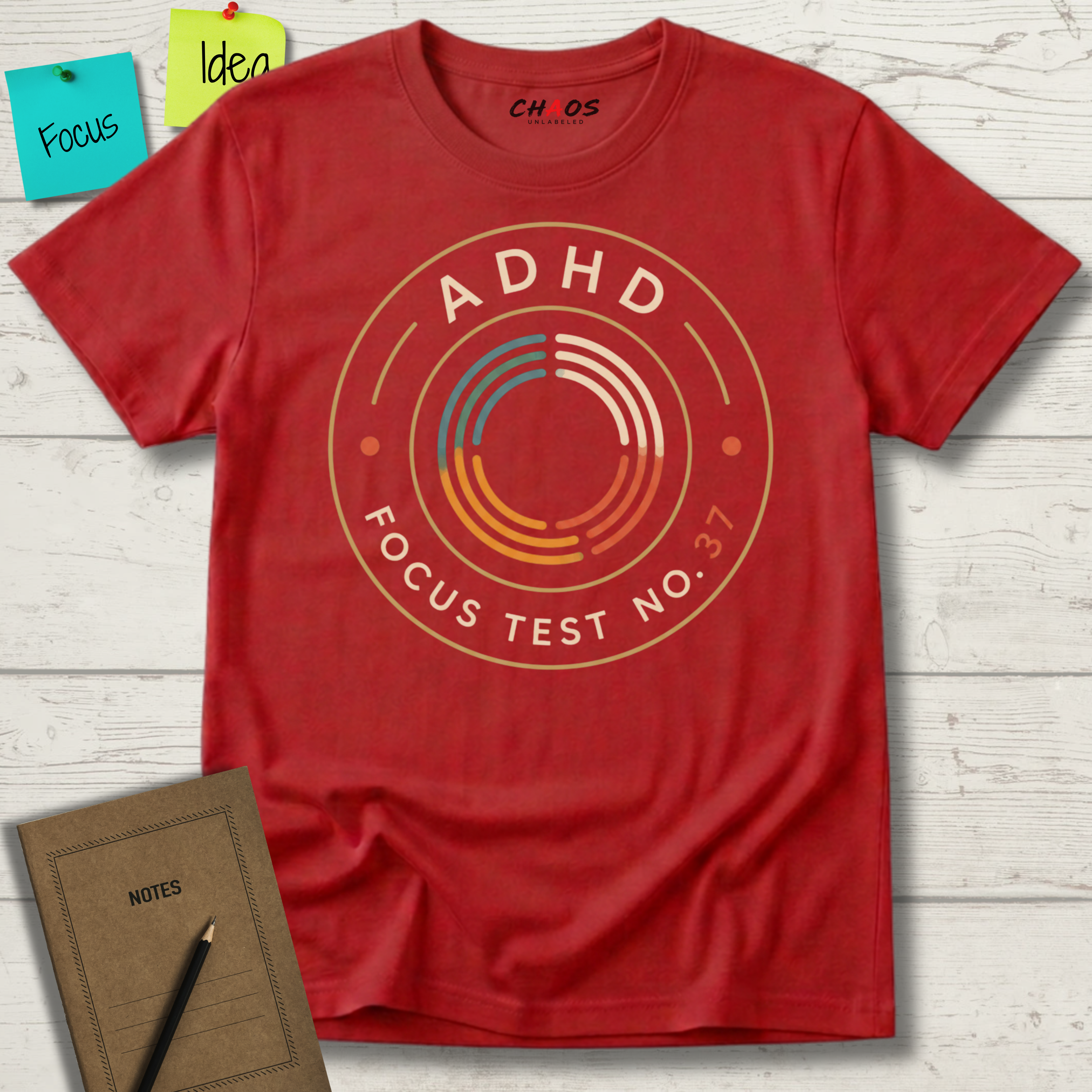 ADHD FOCUS TEST NO. 37 T-SHIRT
