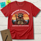 DOPAMINE SCAVENGER. QUESTING FOR MOTIVATION T-SHIRT