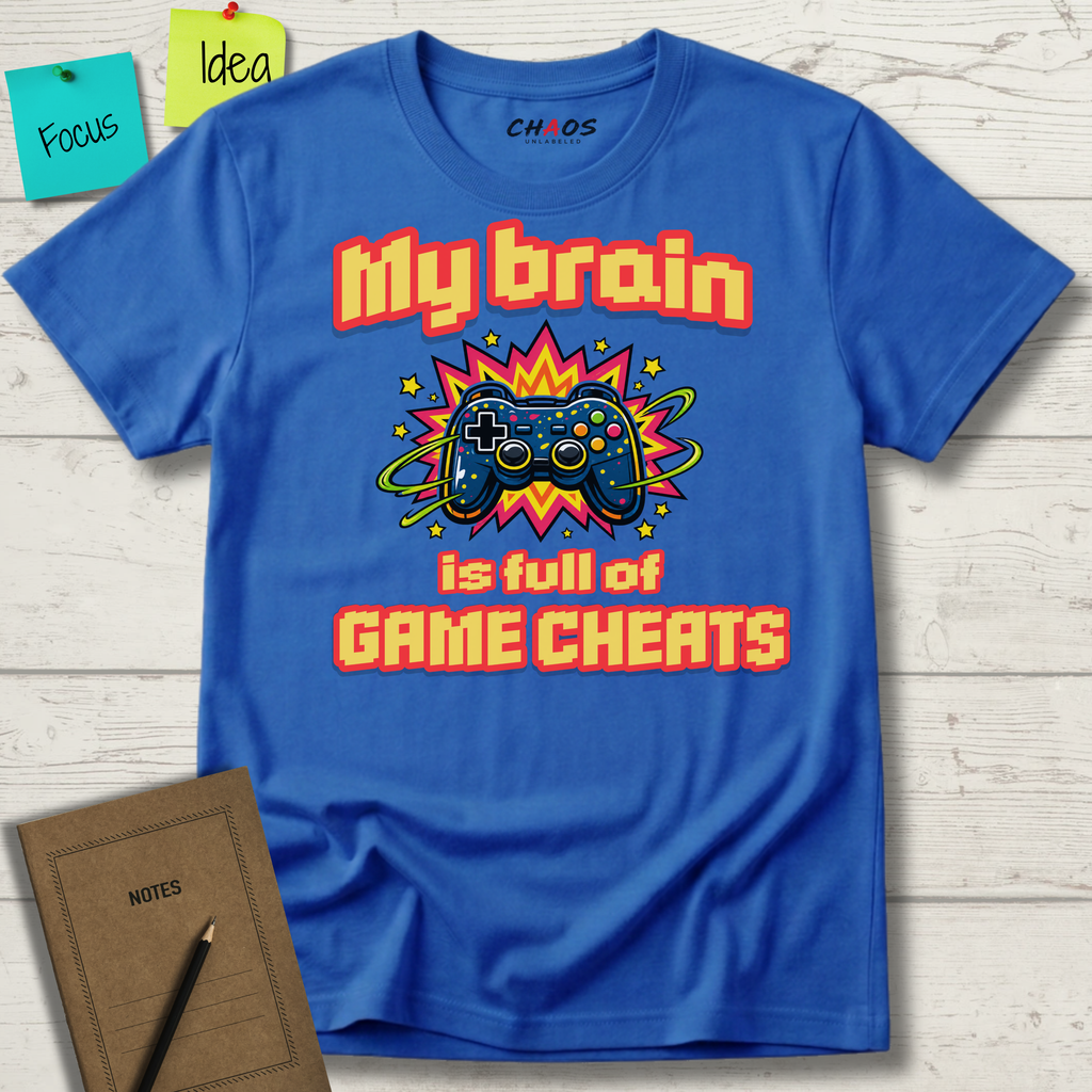 My Brain Is Full Of Game Cheats T-Shirt