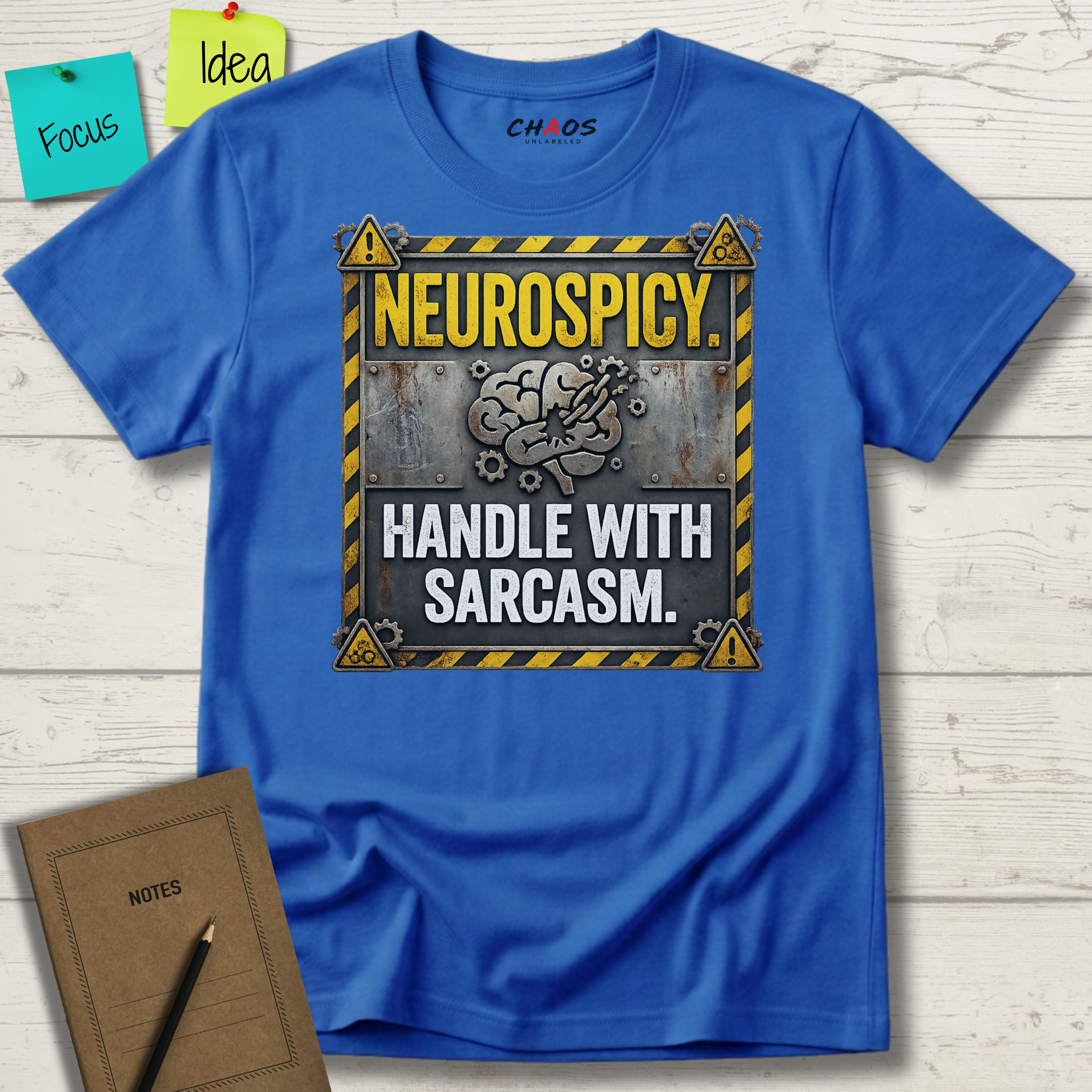 Neurospicy. Handle With Sarcasm T-Shirt