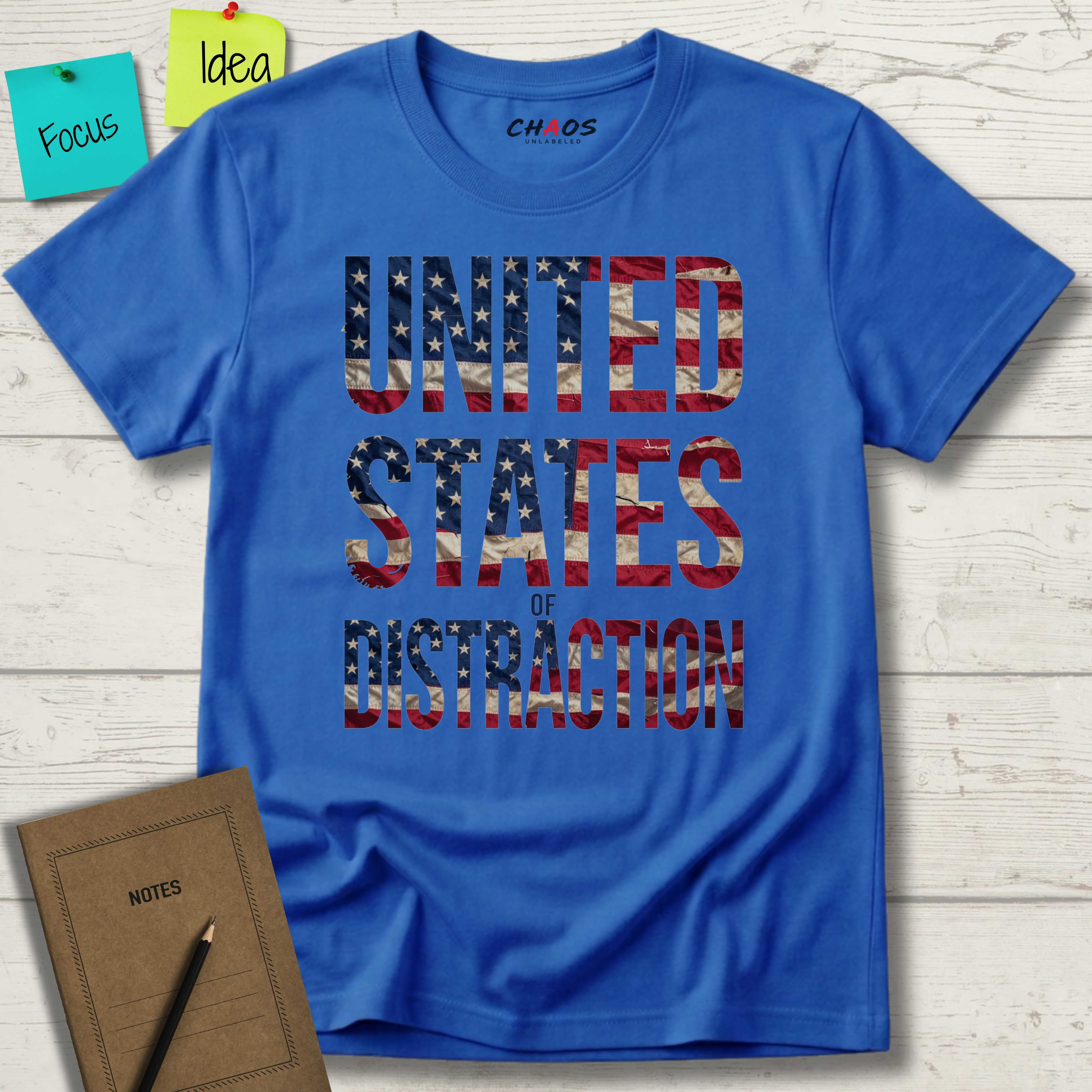 UNITED STATES OF DISTRACTION T-SHIRT