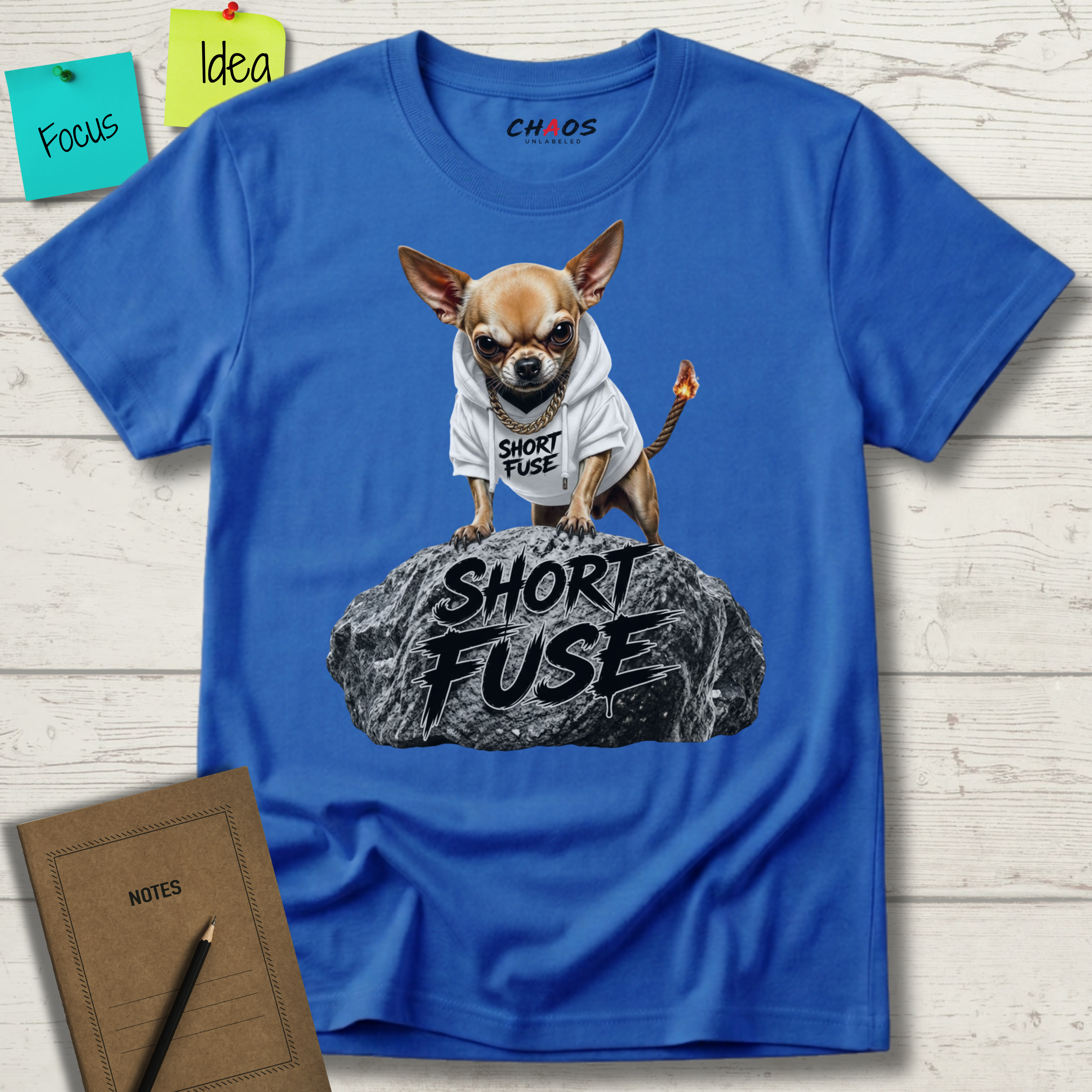 SHORT FUSE CHIHUAHUA T-SHIRT