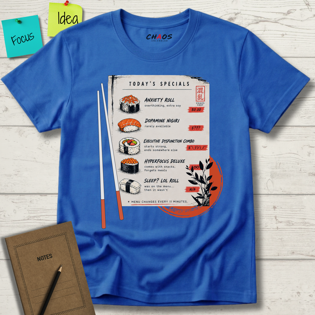 CHAOS SUSHI CHEF T-SHIRT