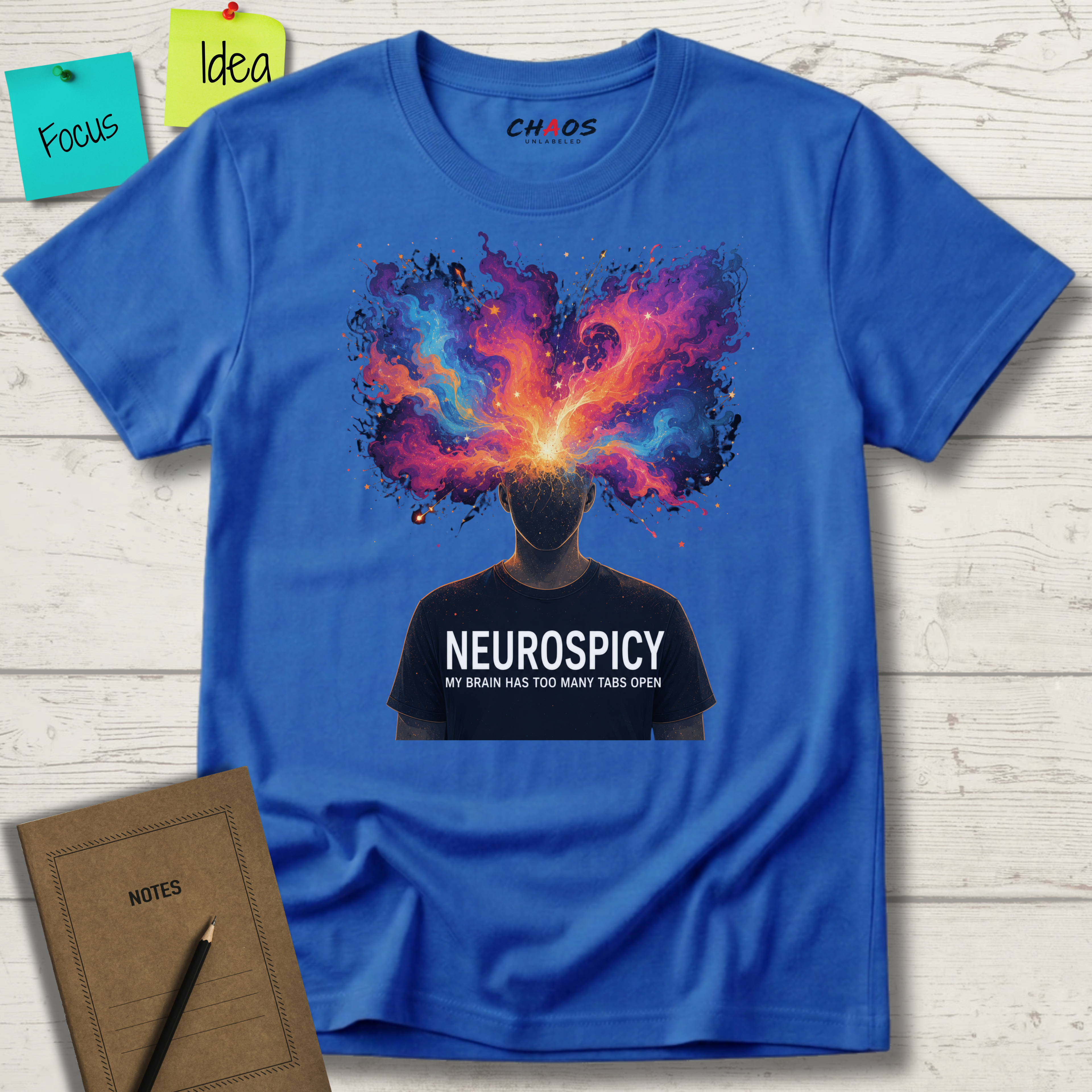 Neurospicy My Brain Has Too Many Tabs Open T-Shirt