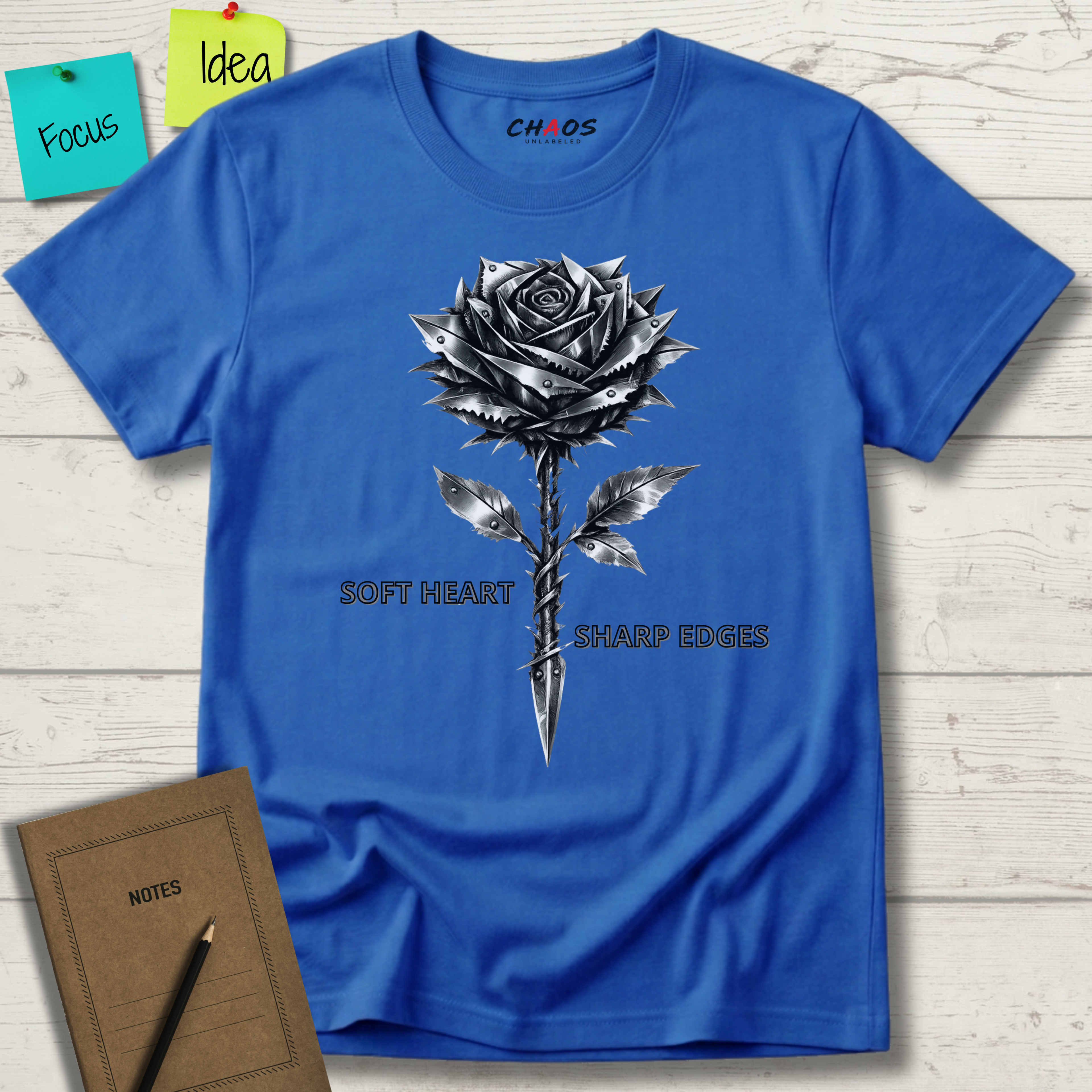 SOFT HEART SHARP EDGES T-SHIRT