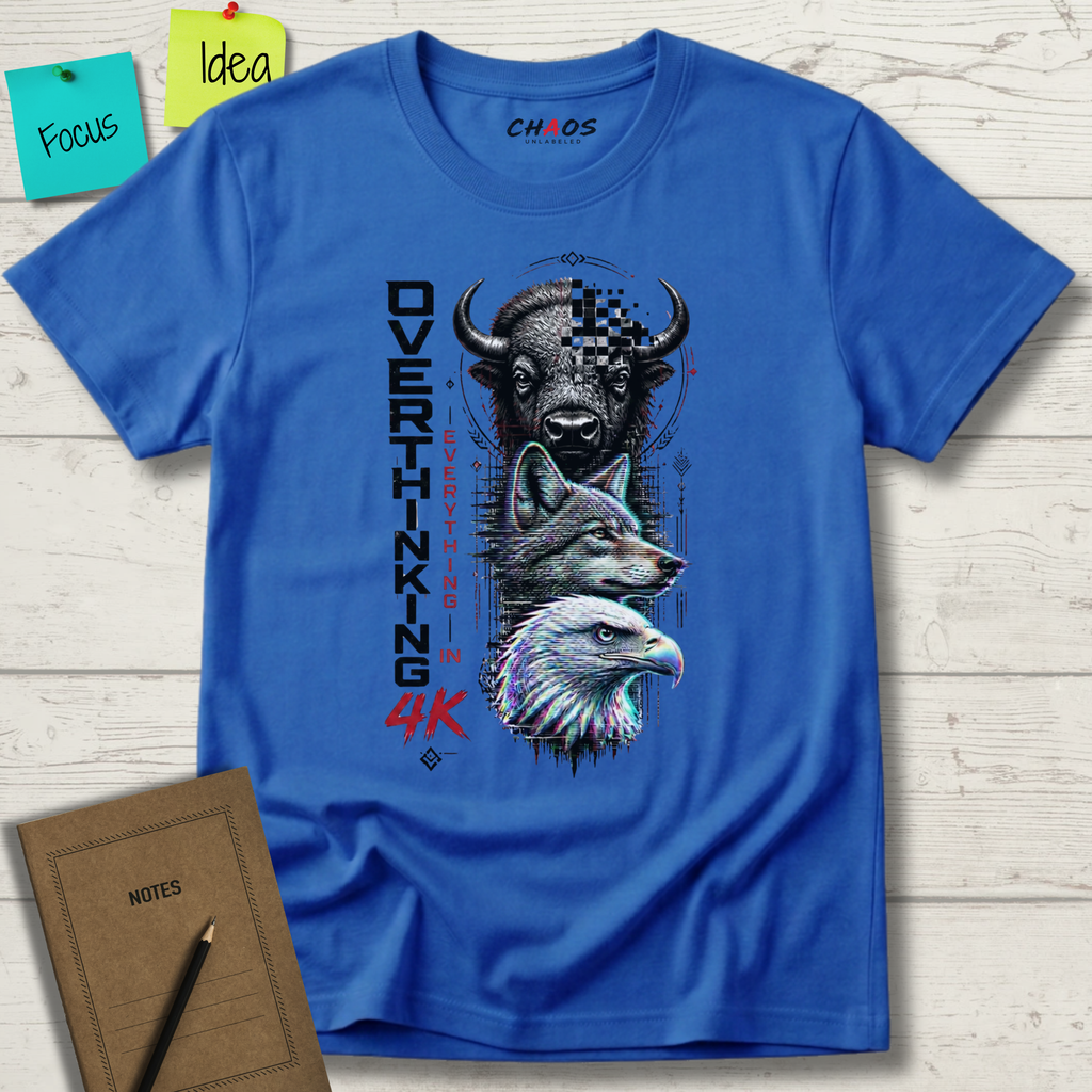 OVERTHINKING EVERYTHING IN 4K T-SHIRT