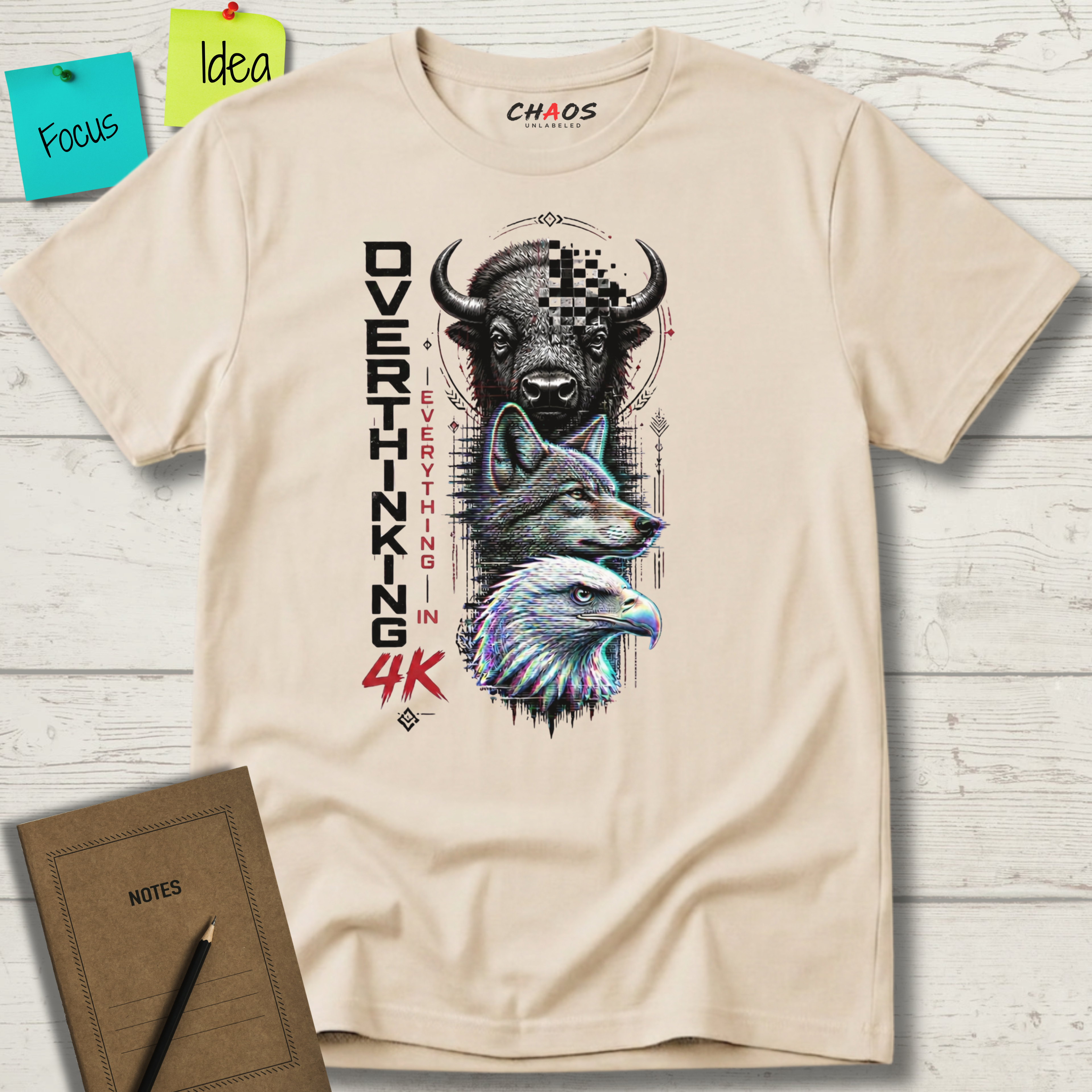 OVERTHINKING EVERYTHING IN 4K T-SHIRT