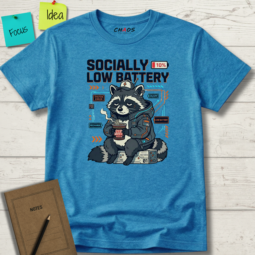 Socially Low Baterry T-Shirt