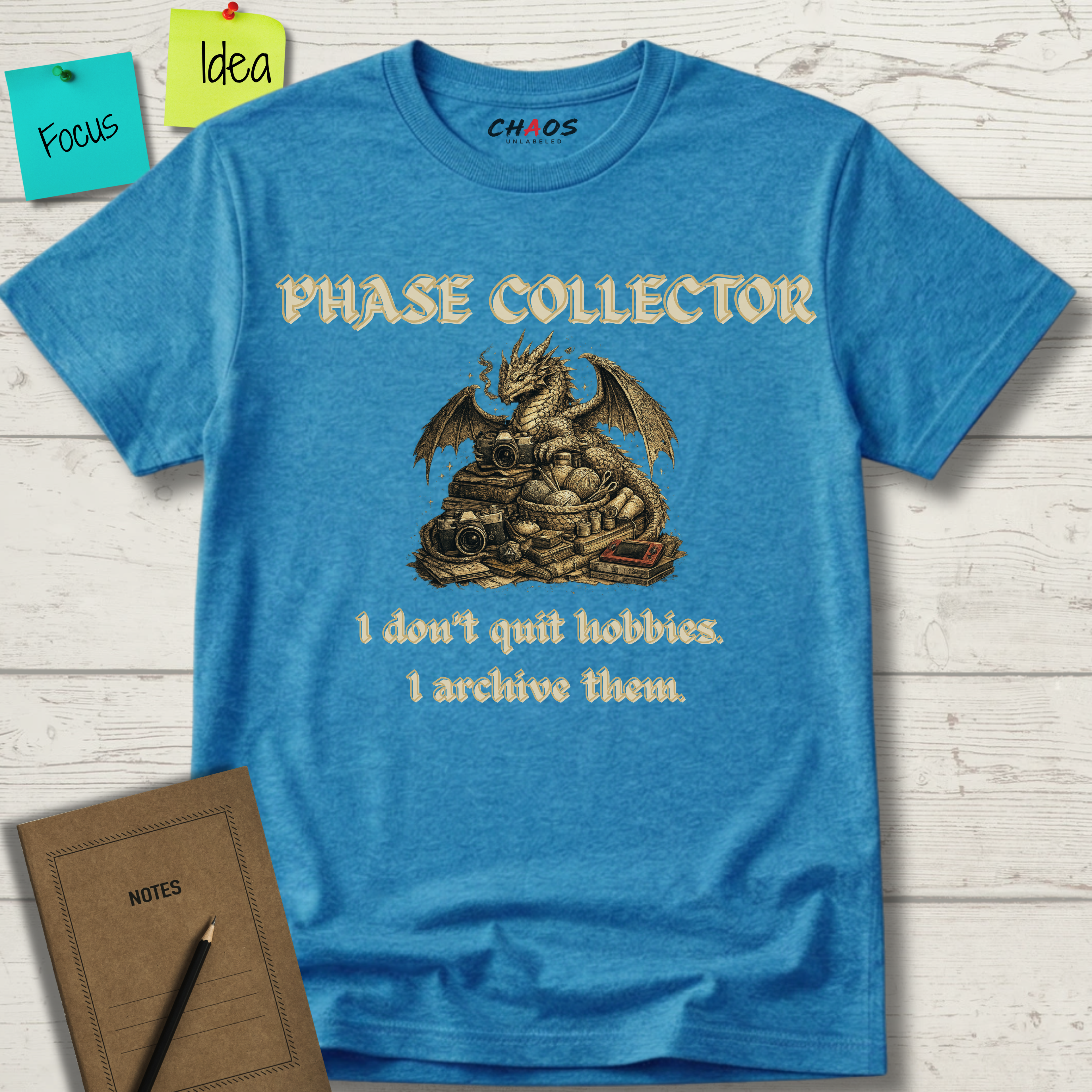 Phase Collector. I Don't Quit Hobbies I Archive Them T-Shirt