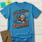 I Was Going To Be Productive Then The Cat Zoomies T-Shirt