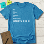 INPUT. Curiosity. Hyperfocus. Unplanned Expertise. Curiosity Engine T-Shirt