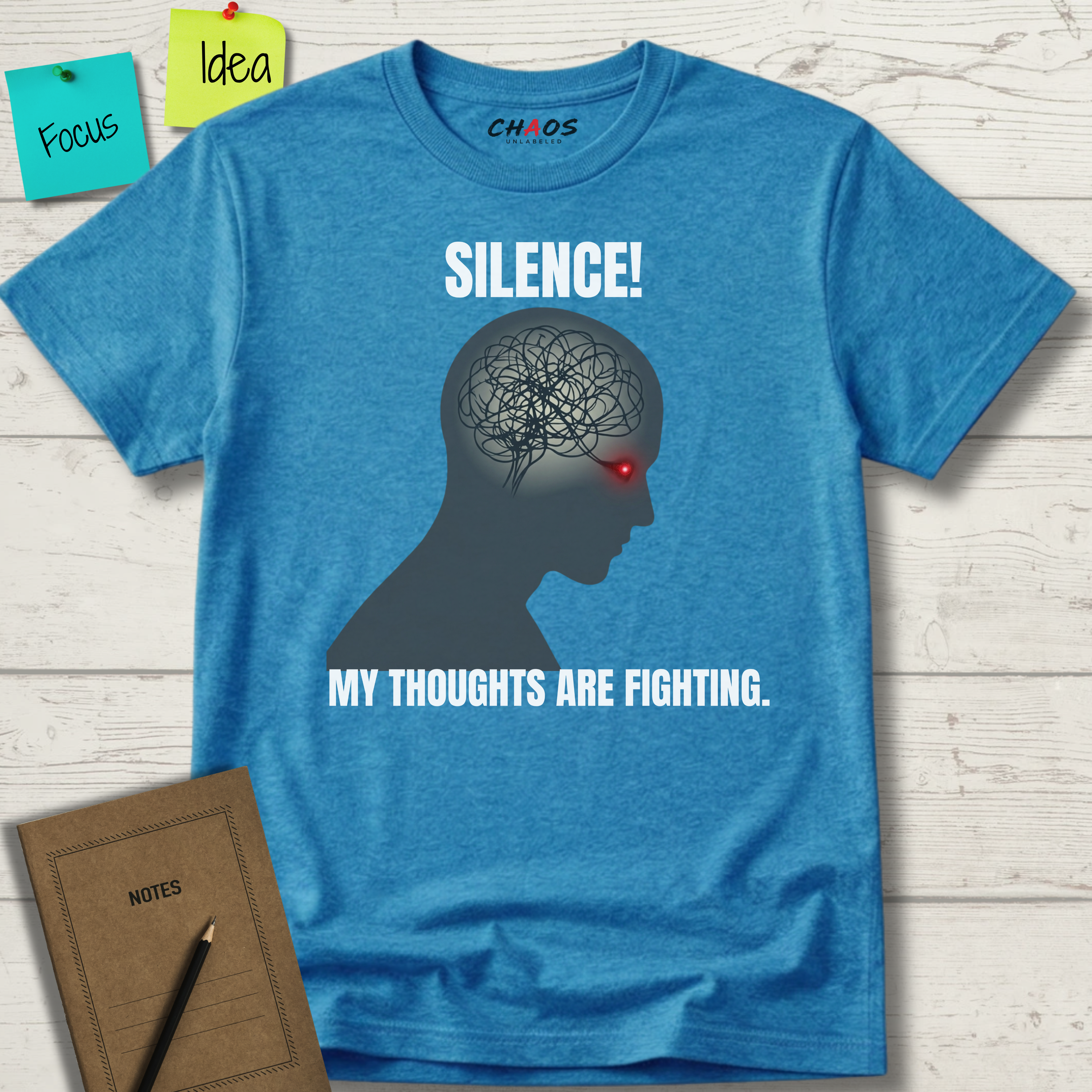 Silence! My Thoughts Are Fighting T-Shirt