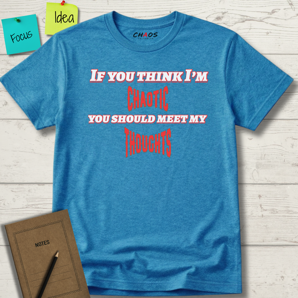 If You Think I’m Chaotic, You Should Meet My Thoughts T-Shirt