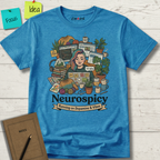Neurospicy Running on Dopamine and Vibes T-Shirt