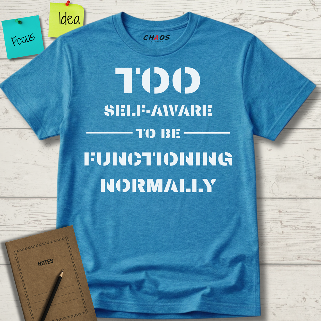 Too Self-Aware To Be Functioning Normally T-Shirt
