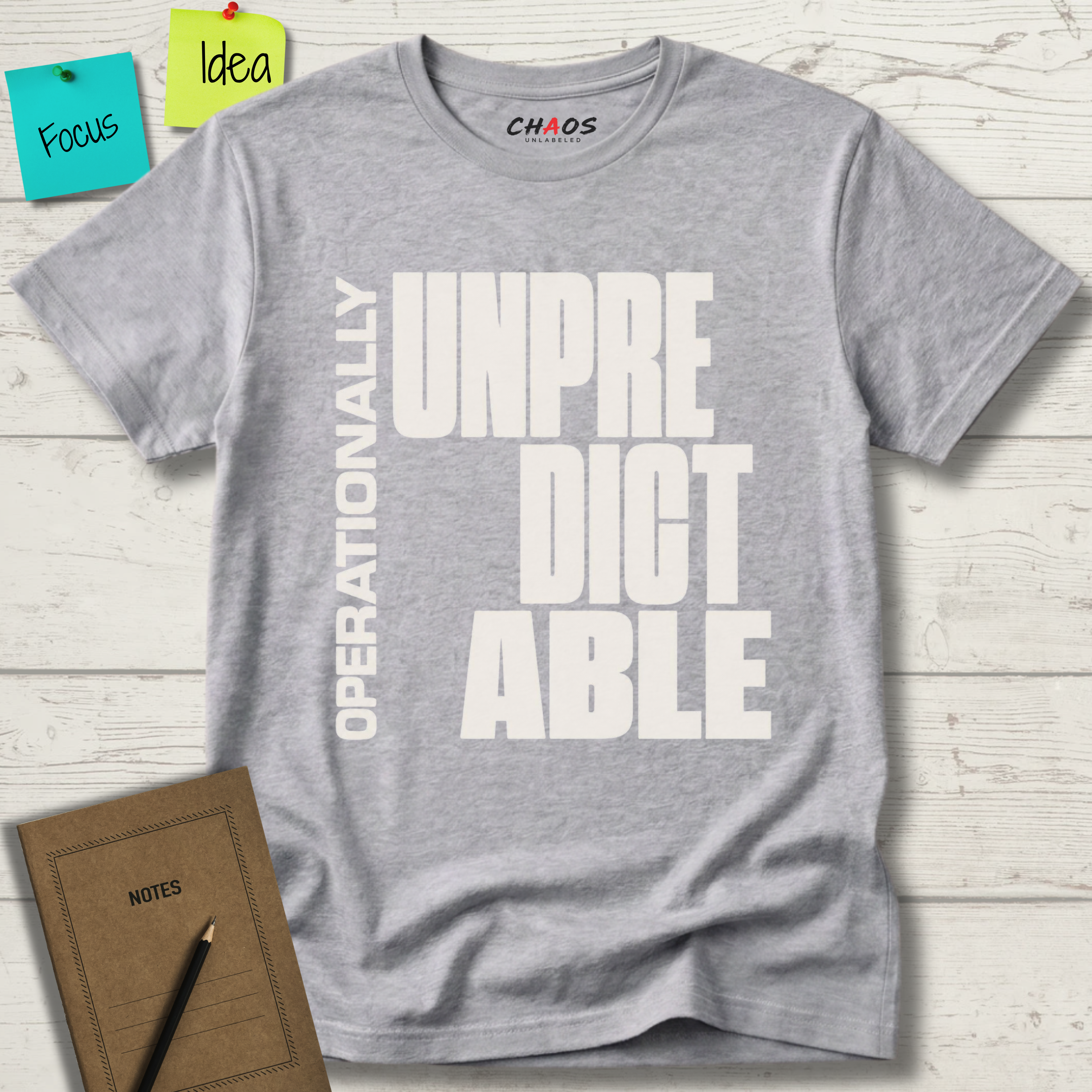 OPERATIONALLY UNPREDICTABLE T-SHIRT