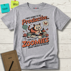 I Was Going To Be Productive Then The Cat Zoomies T-Shirt