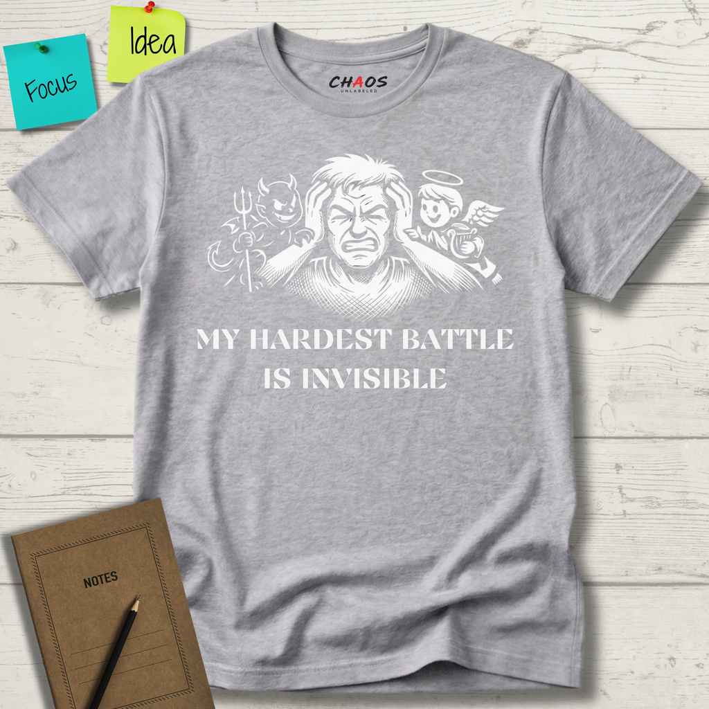 MY HARDEST BATTLE IS INVISIBLE T-Shirt