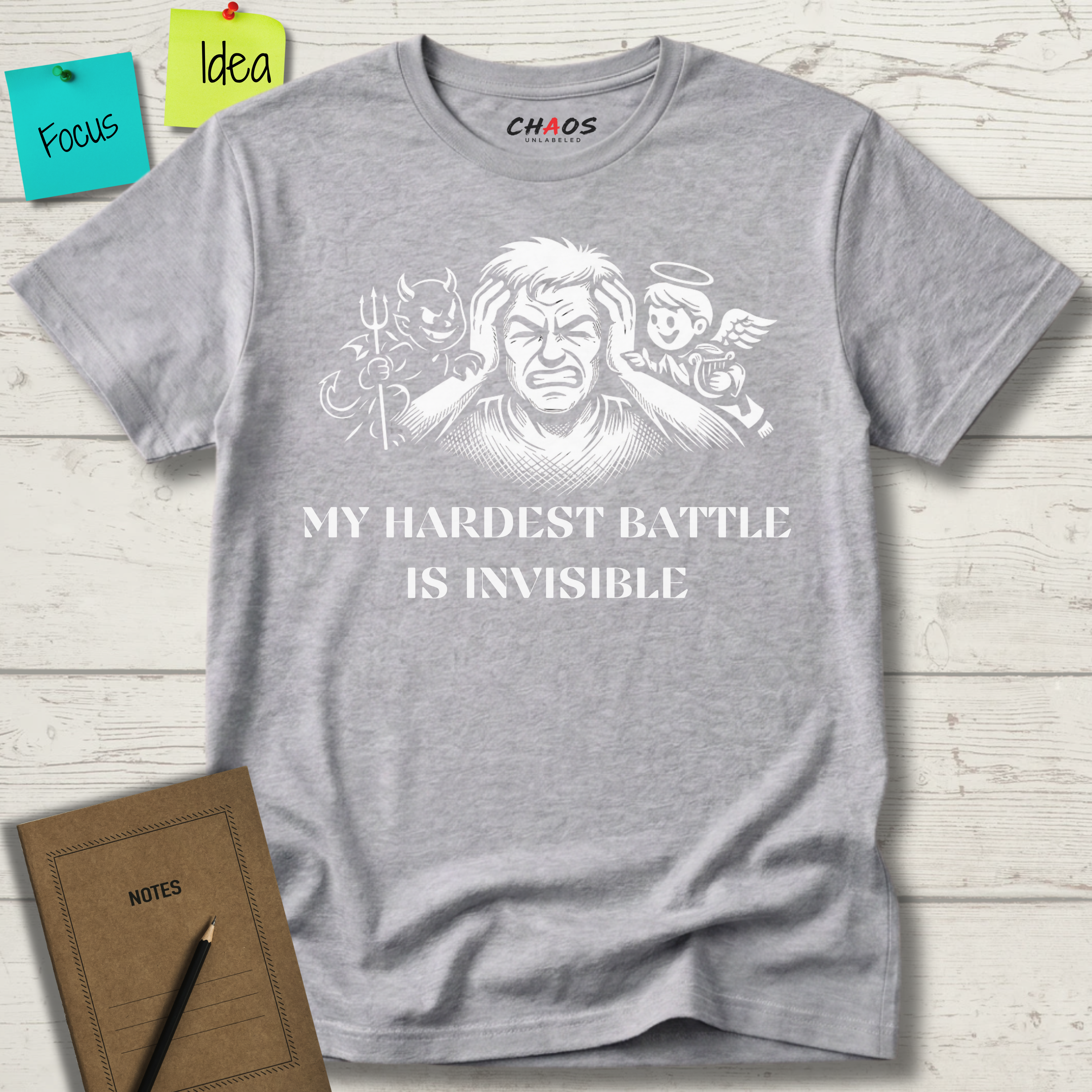 MY HARDEST BATTLE IS INVISIBLE T-Shirt