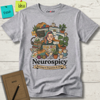 Neurospicy Running on Dopamine and Vibes T-Shirt