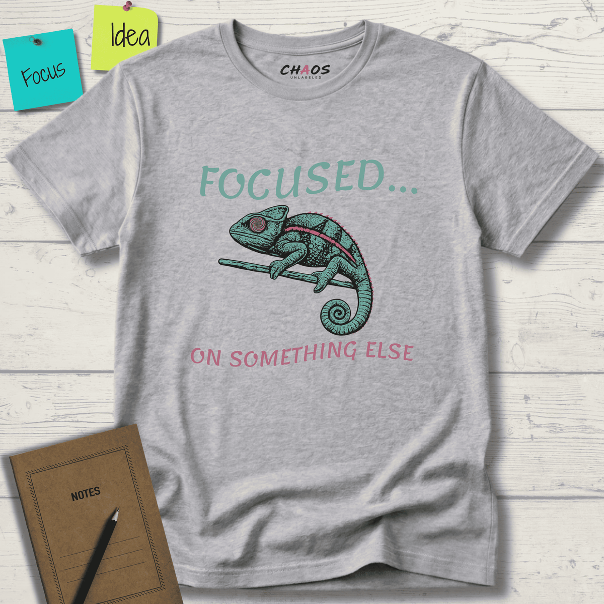 FOCUSED... ON SOMETHING ELSE T-SHIRT
