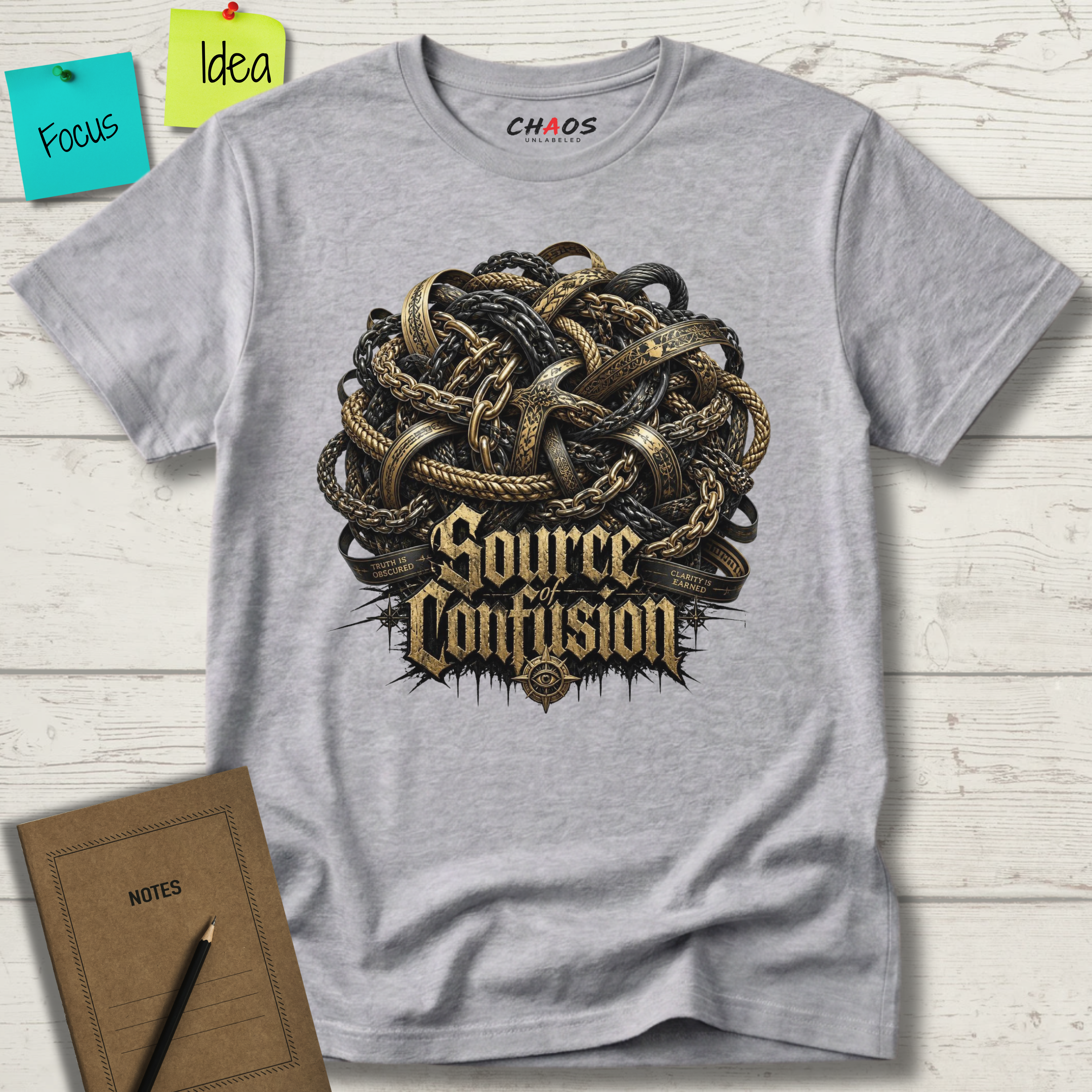 SOURCE OF CONFUSION T-SHIRT