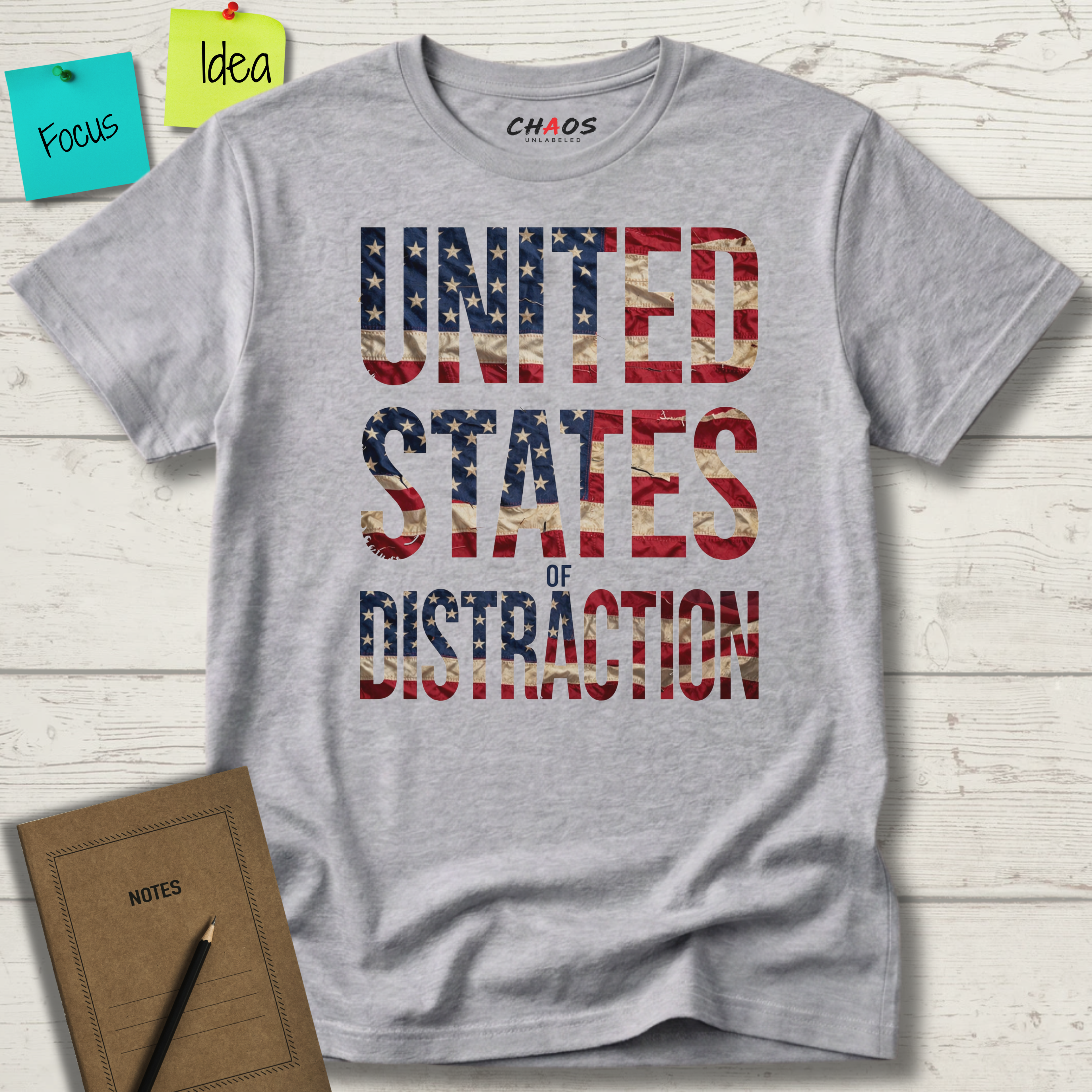 UNITED STATES OF DISTRACTION T-SHIRT