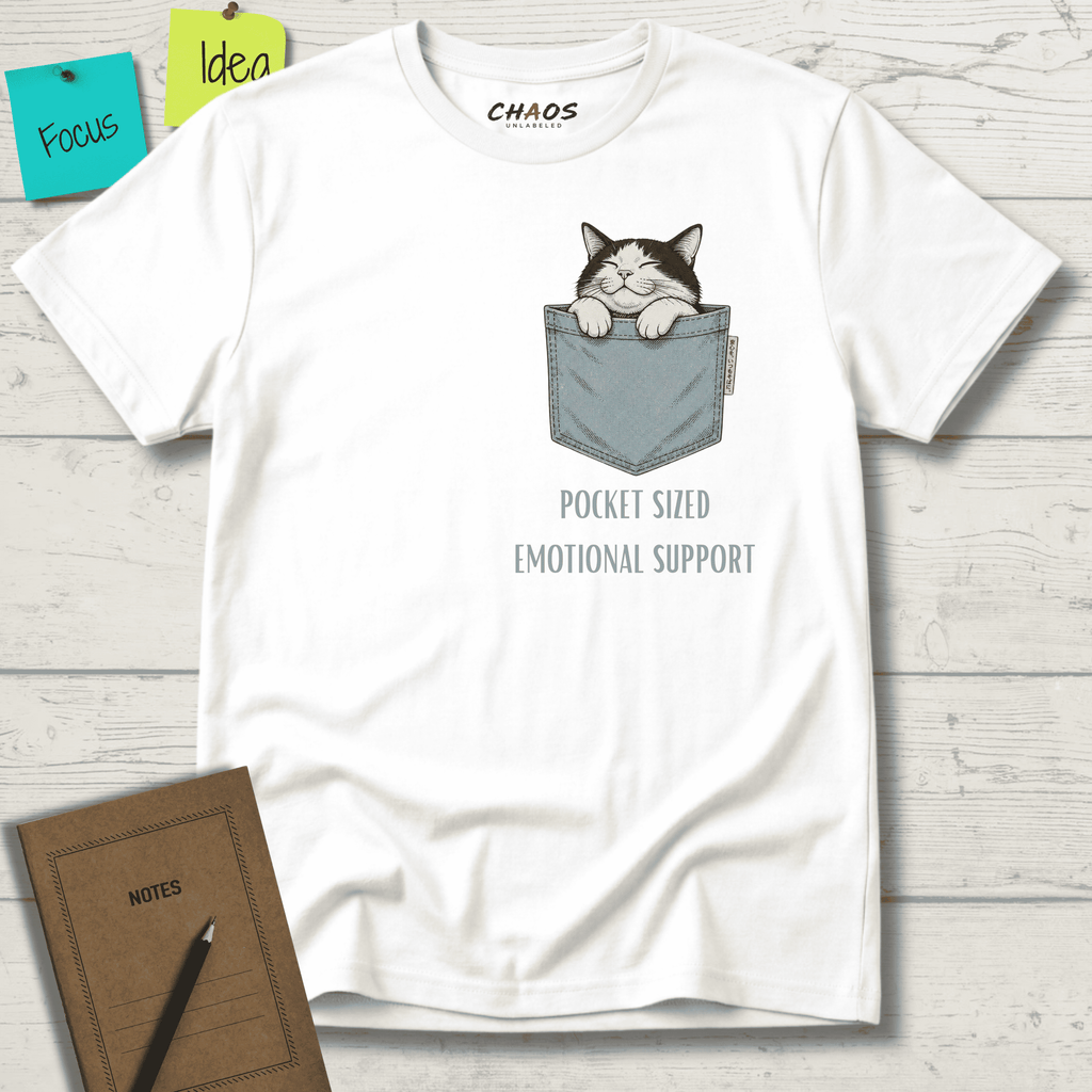 POCKET-SIZED EMOTIONAL SUPPORT T-SHIRT