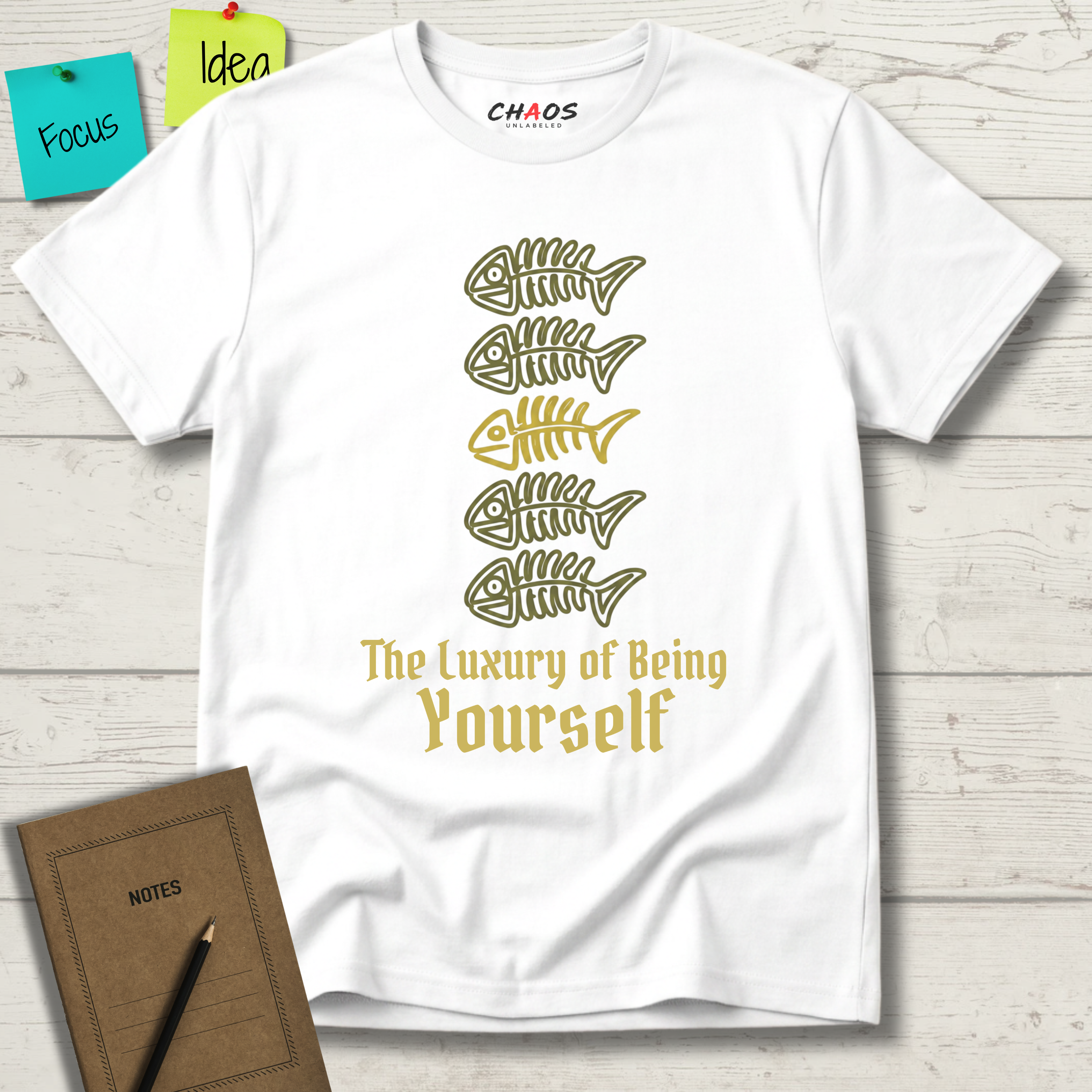 THE LUXURY OF BEING YOURSELF T-SHIRT