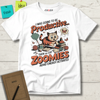 I Was Going To Be Productive Then The Cat Zoomies T-Shirt