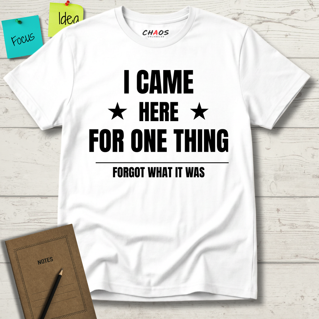 I Came Here For One Thing Forgot What It Was T-Shirt