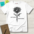 SOFT HEART SHARP EDGES T-SHIRT