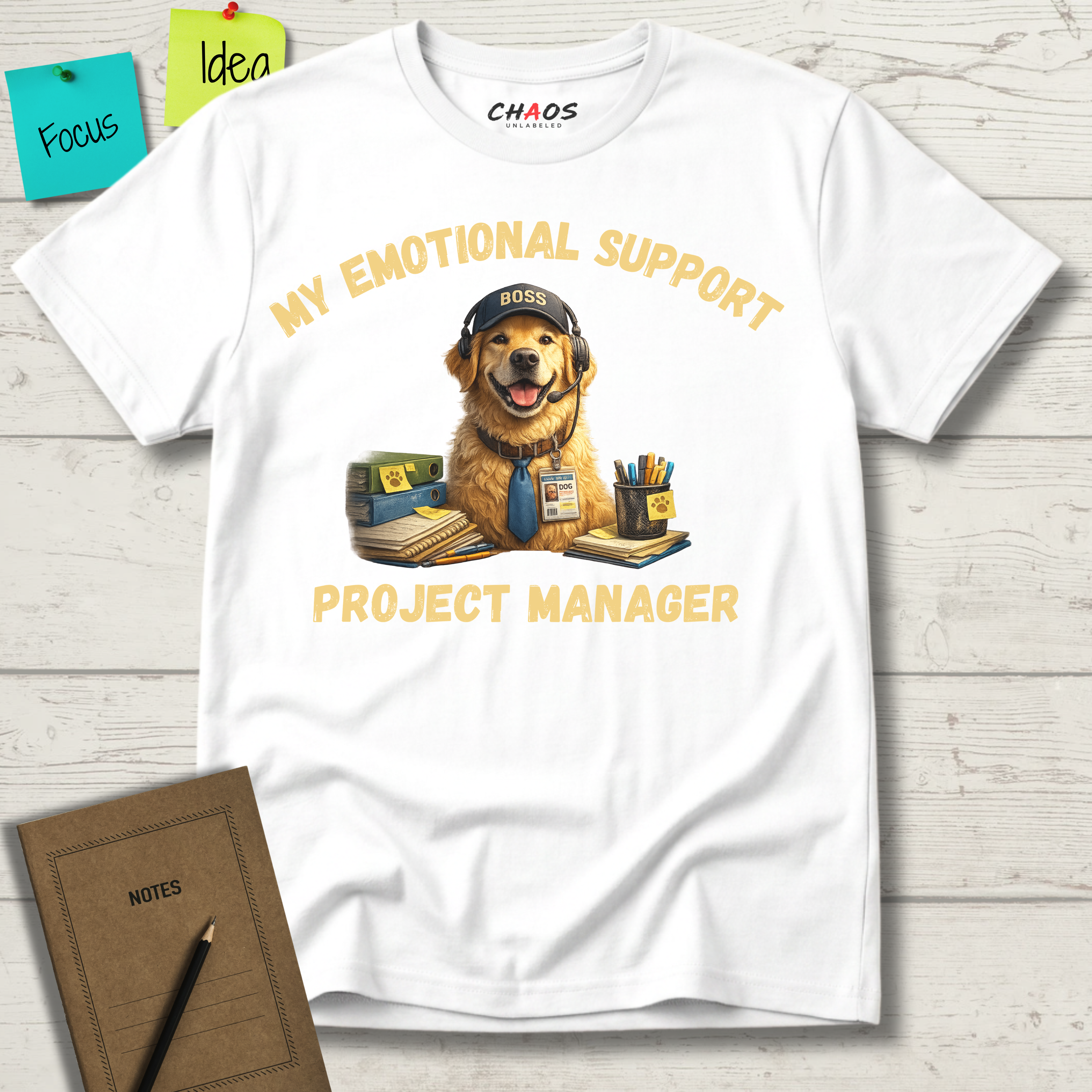My Emotional Support Project Manager T-Shirt