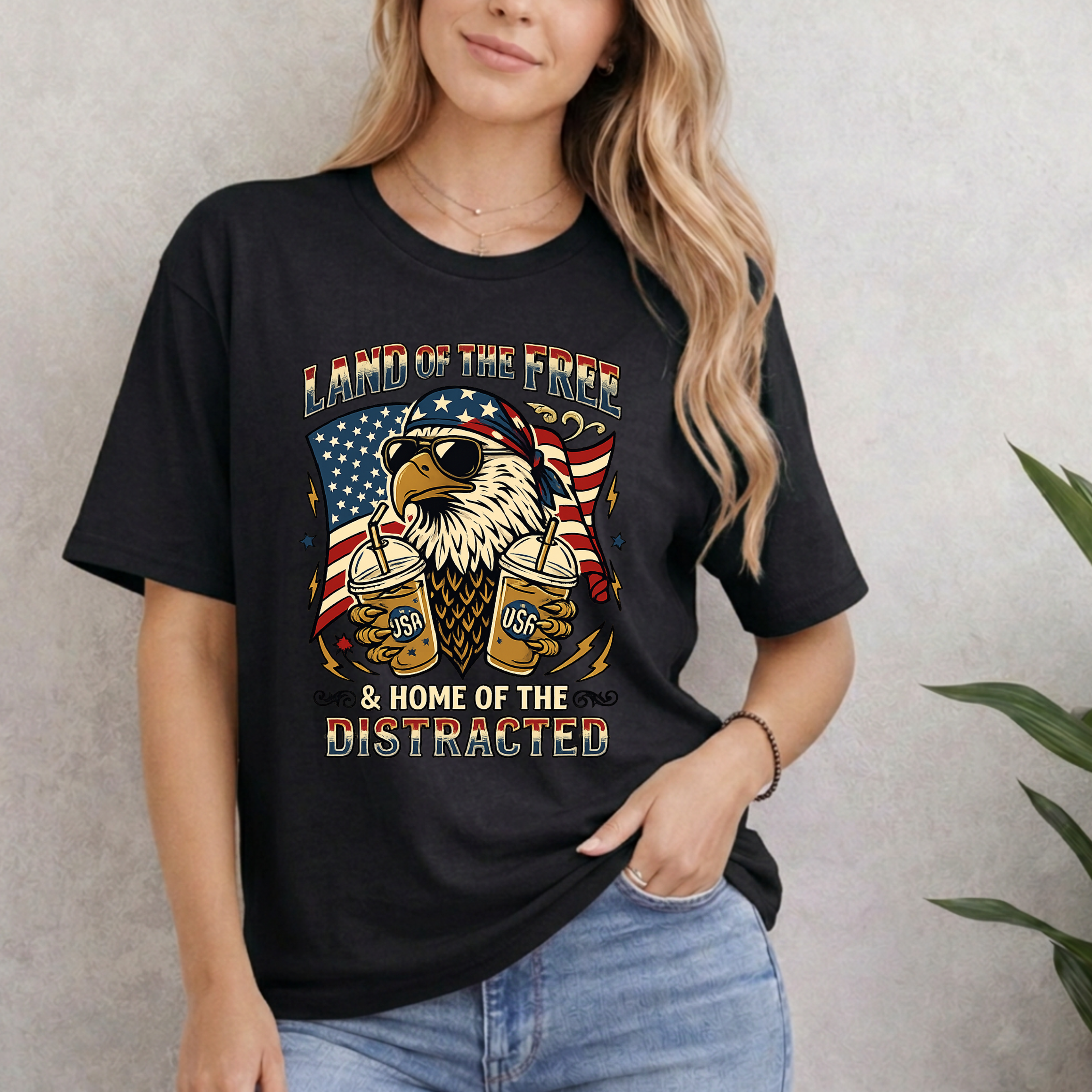Land Of The Free And Home Of The Distracted T-Shirt