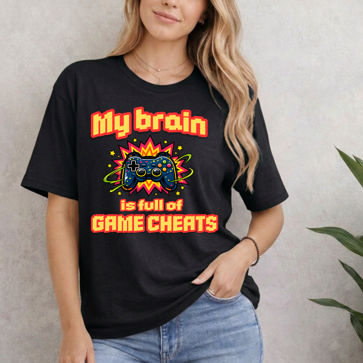 My Brain Is Full Of Game Cheats T-Shirt