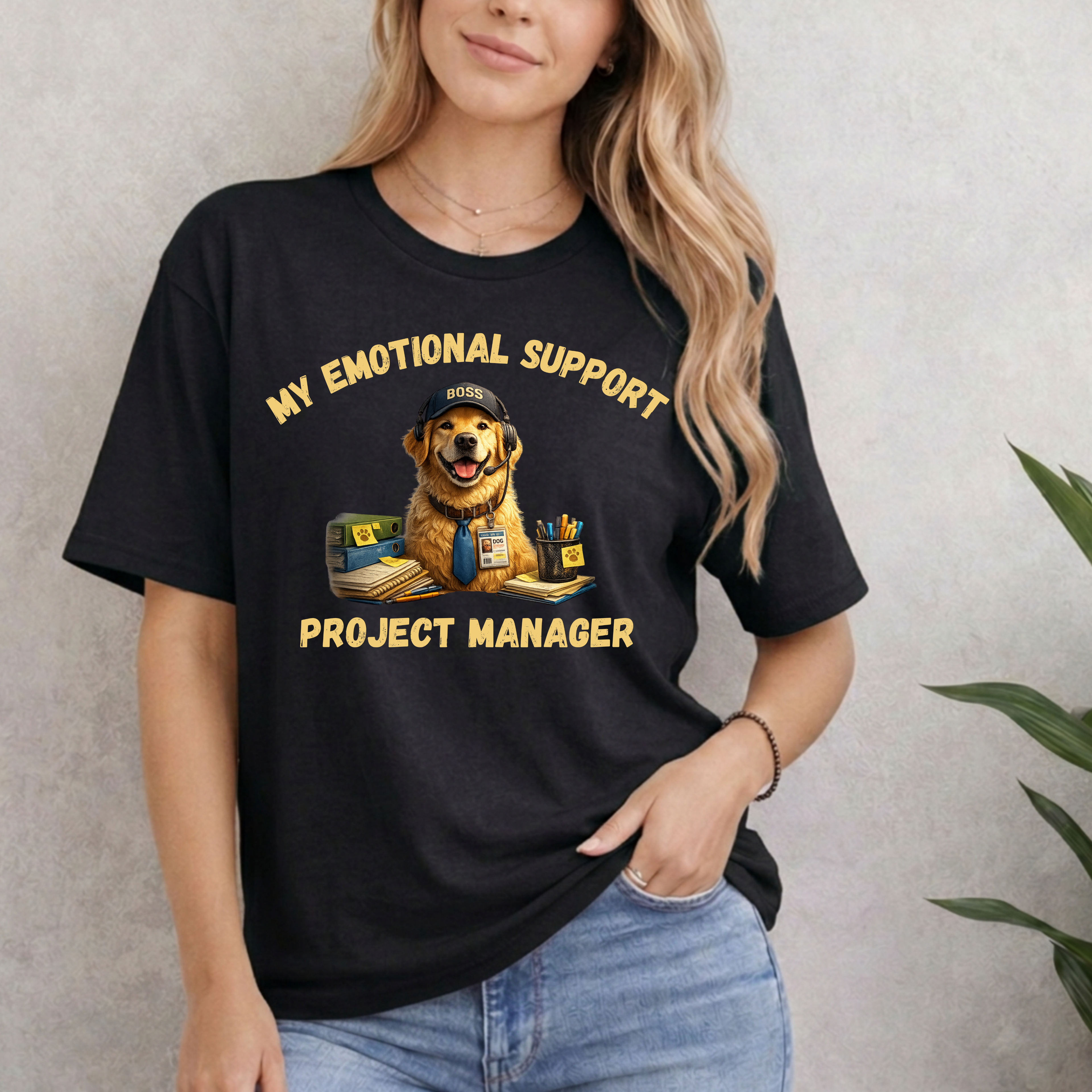 My Emotional Support Project Manager T-Shirt